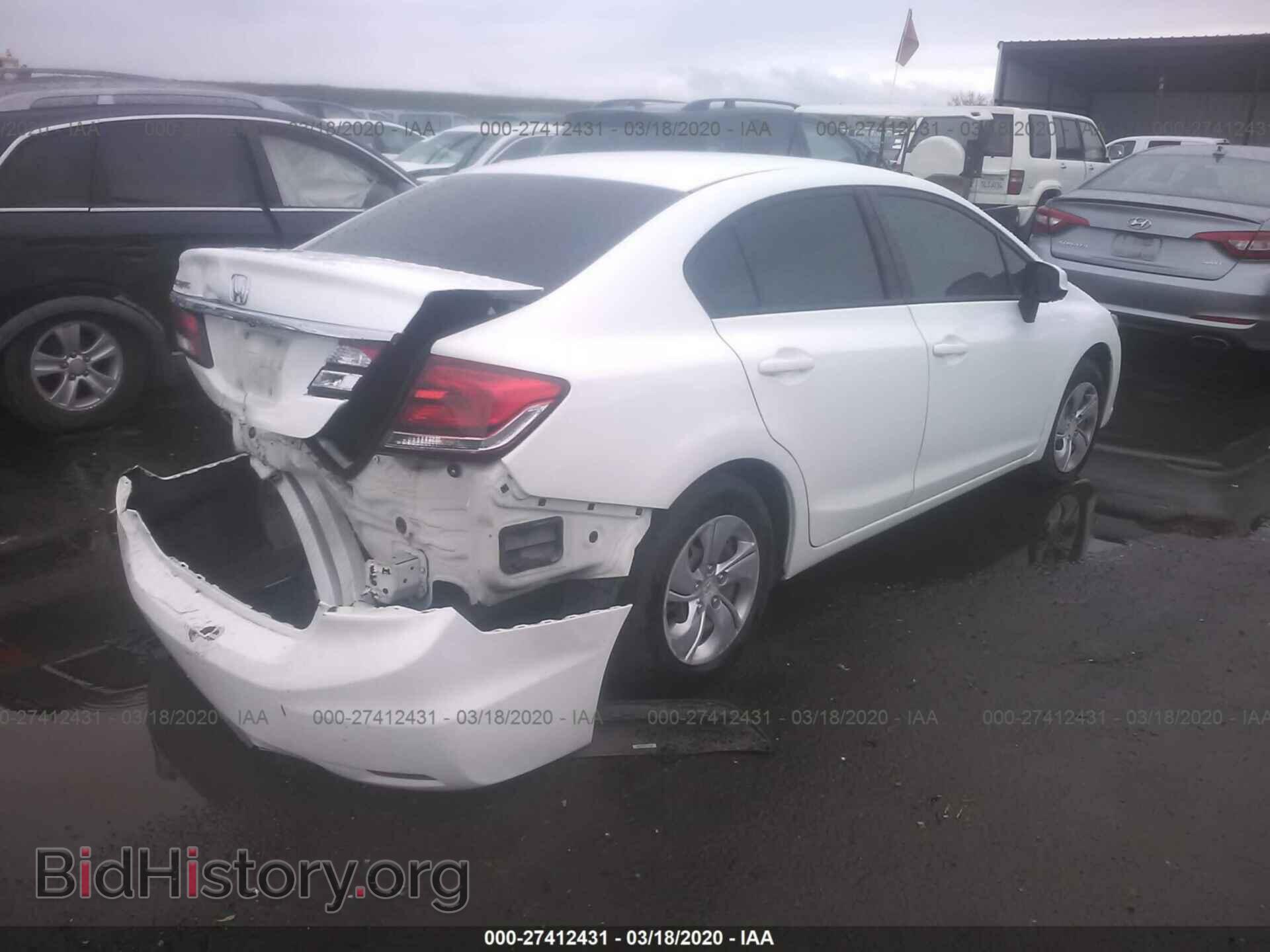 2013 HONDA CIVIC - VIN: 19XFB2F52DE256155 - Фото 4