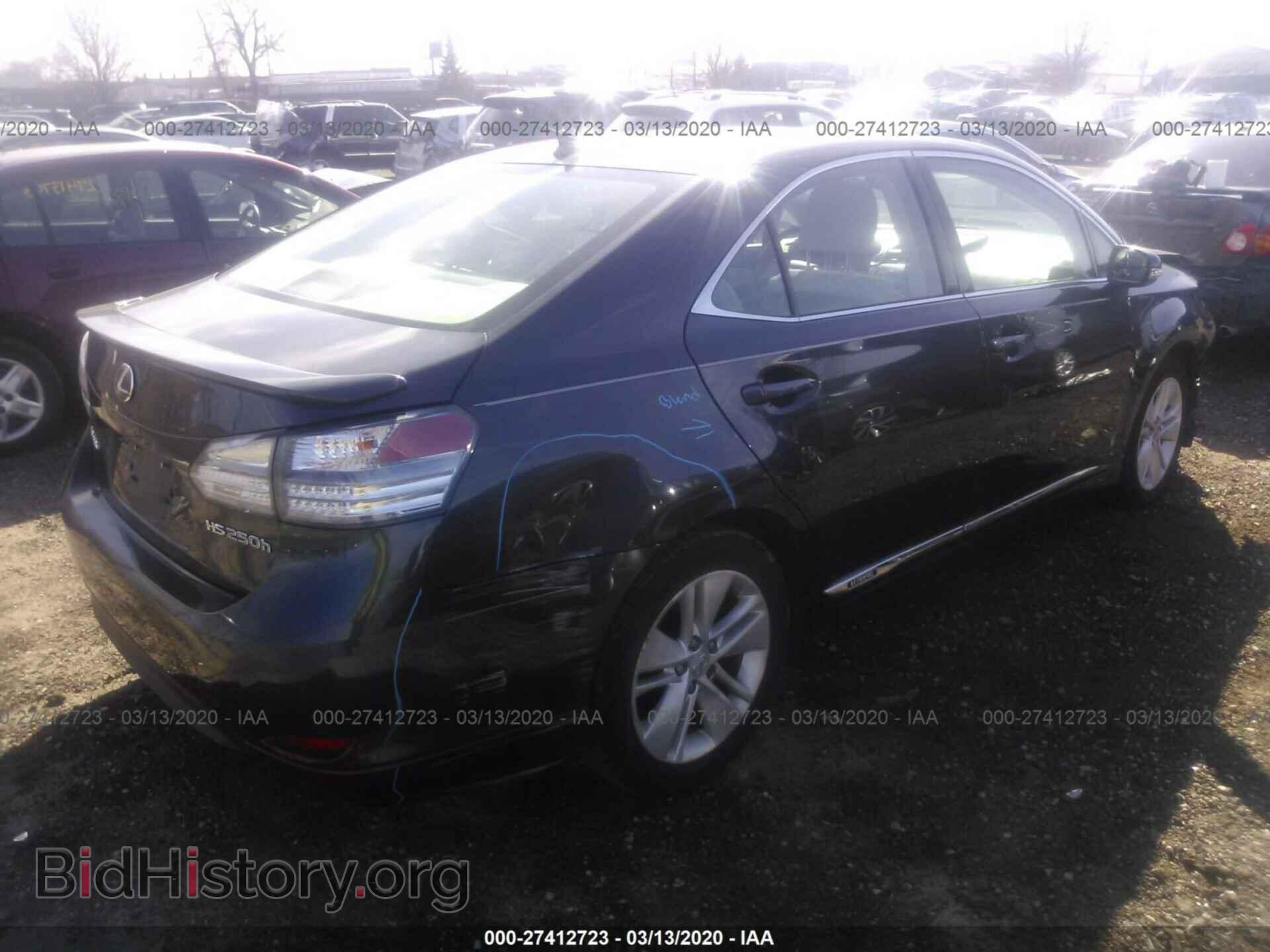 2010 LEXUS HS - VIN: JTHBB1BA7A2017056 - Фото 4