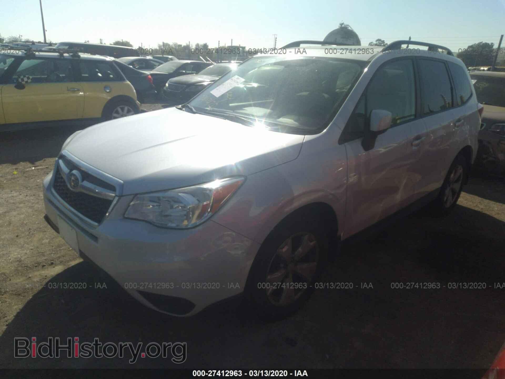 2014 SUBARU FORESTER - VIN: JF2SJAEC7EH527137 - Фото 2