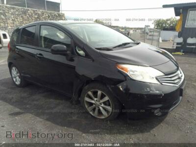 2014 Nissan VERSA NOTE S/S Plus/SV/SL, черный — VIN 3N1CE2CP5EL351700, IAAI