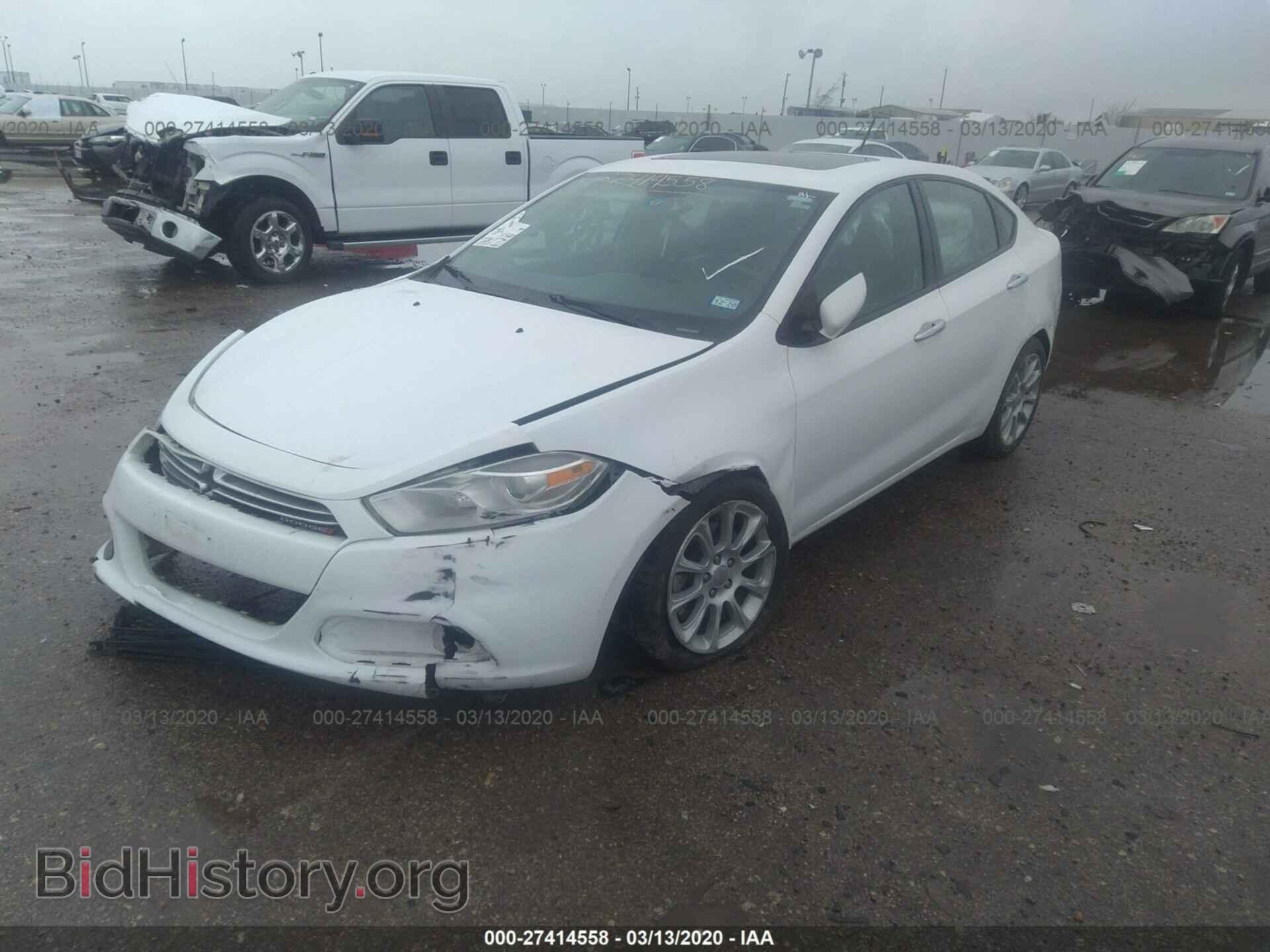 2014 DODGE DART - VIN: 1C3CDFCBXED674937 - Фото 2