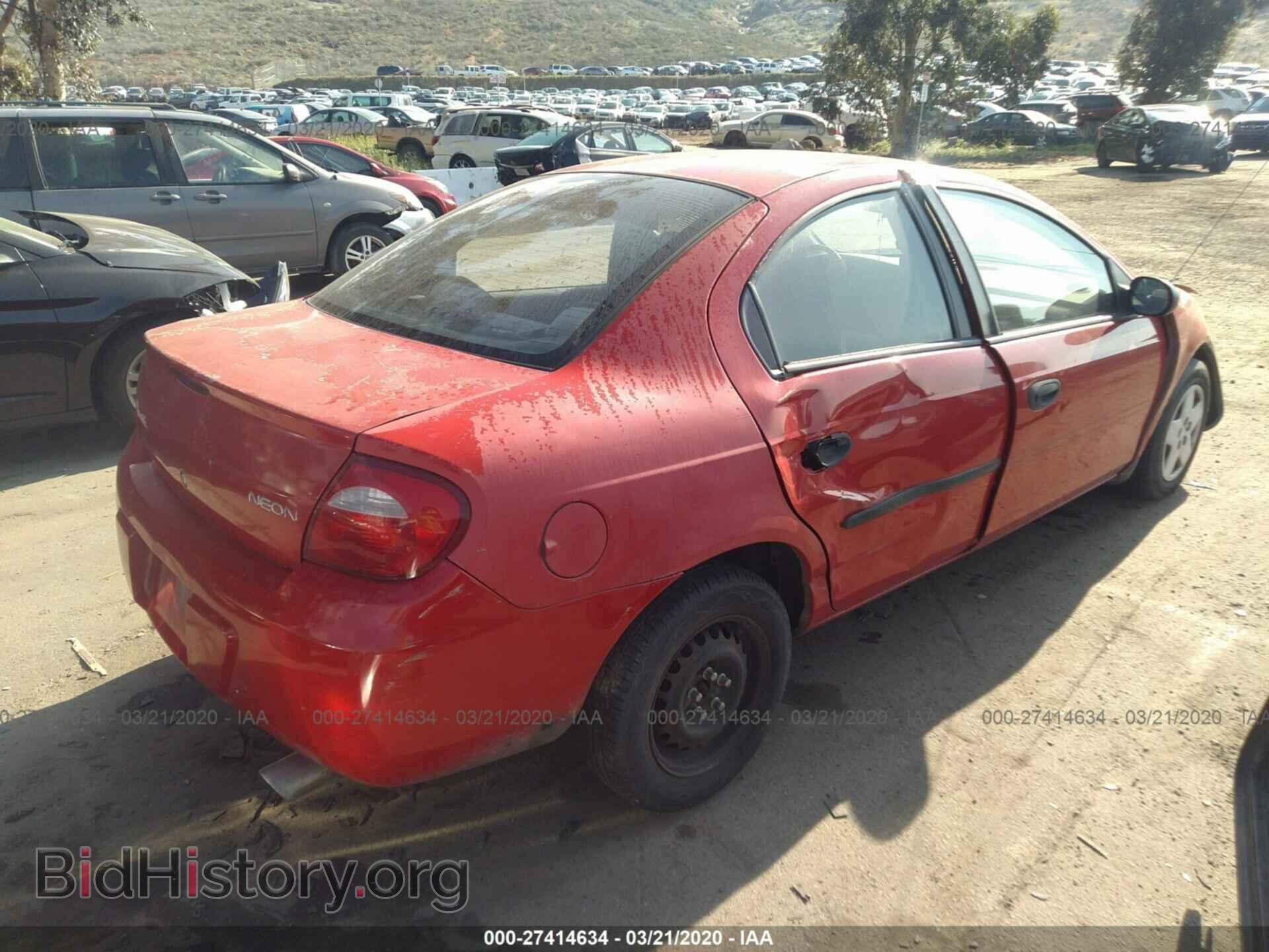 2004 DODGE NEON - VIN: 1B3ES26C24D506331 - Фото 4
