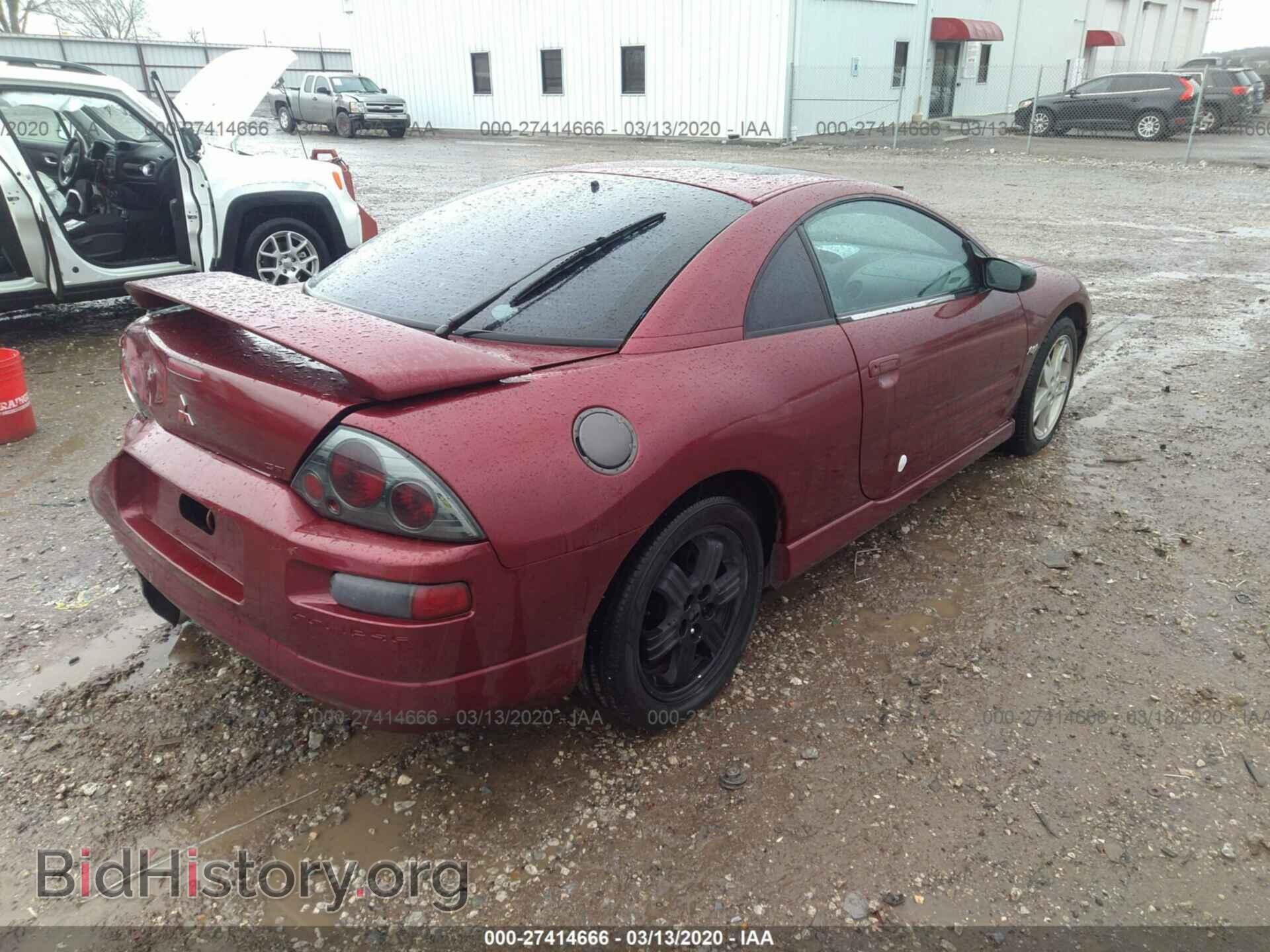 2001 MITSUBISHI ECLIPSE - VIN: 4A3AC54H31E093607 - Фото 4
