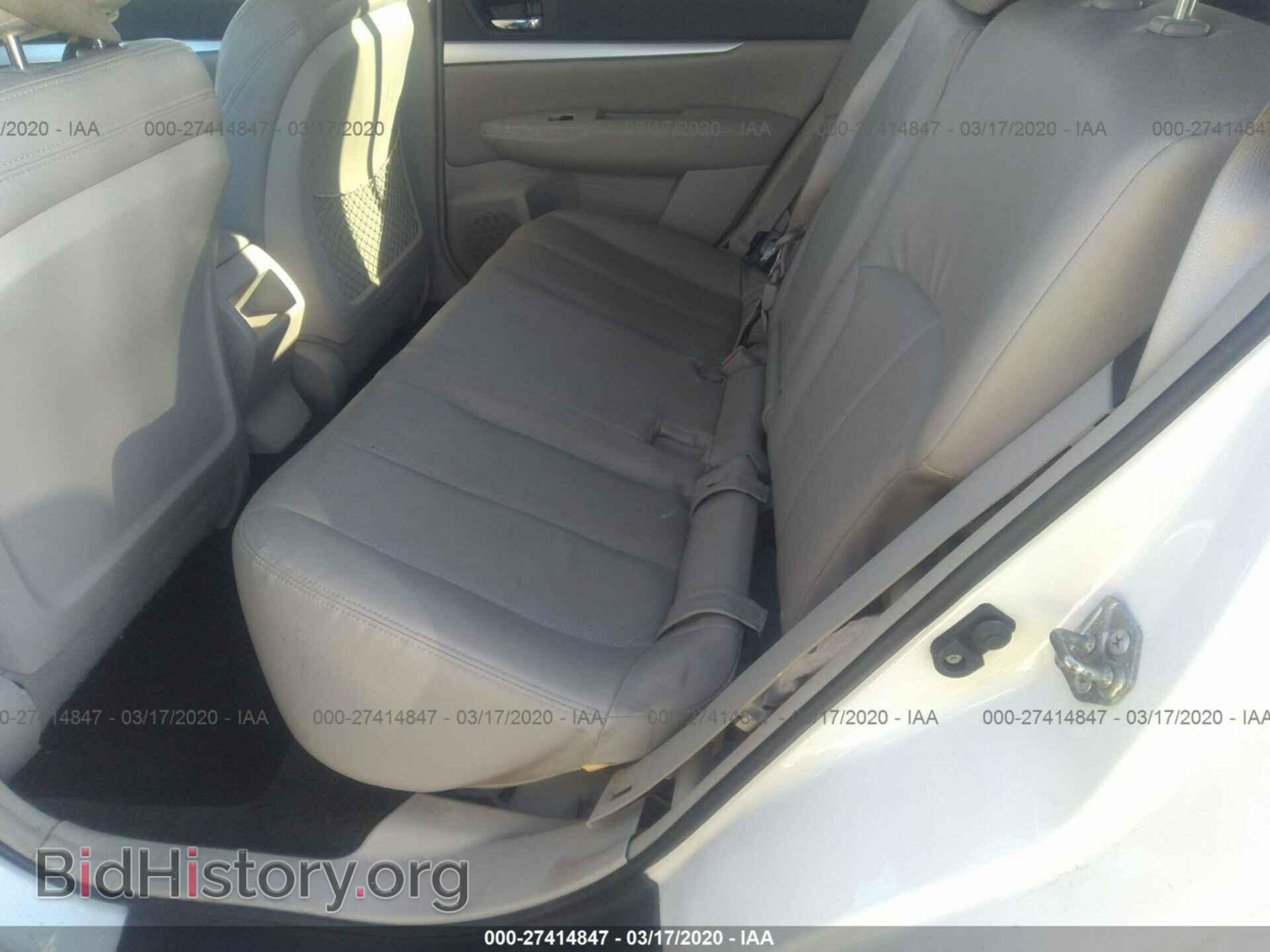 2012 SUBARU OUTBACK - VIN: 4S4BRBHC9C3206392 - Фото 8