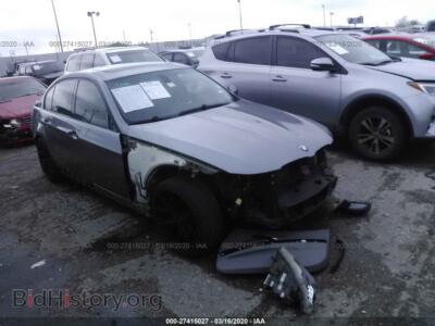 2009 BMW 335 XI, серый — VIN WBAPL33579A405484, IAAI