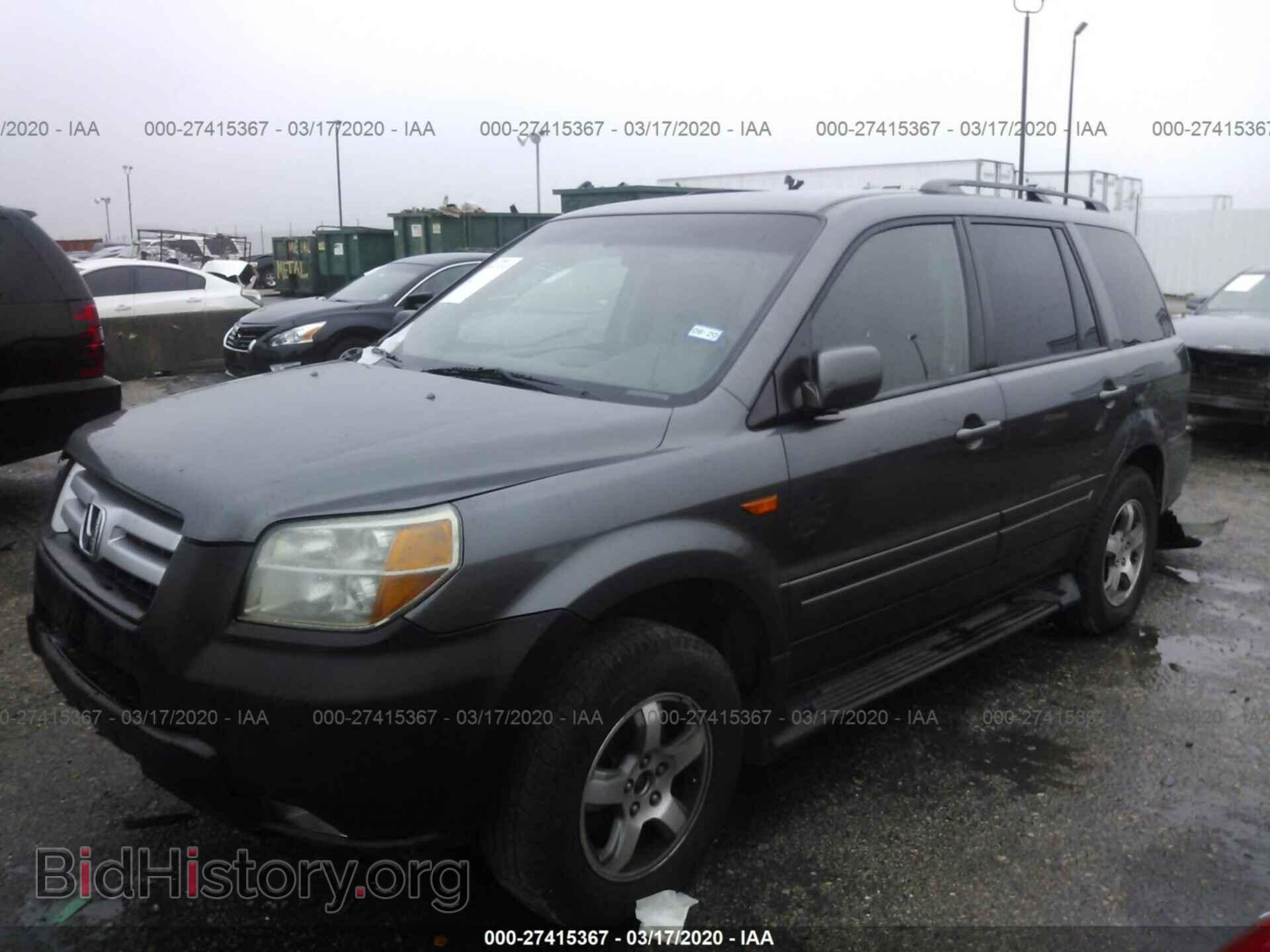 2007 HONDA PILOT - VIN: 2HKYF18437H540051 - Photo 2