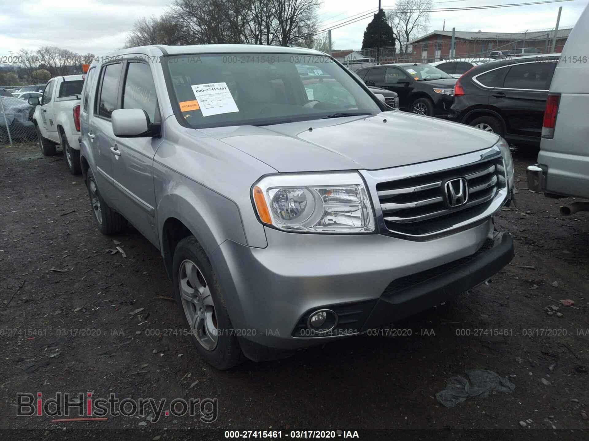 Photo 5FNYF3H53EB014325 - HONDA PILOT 2014