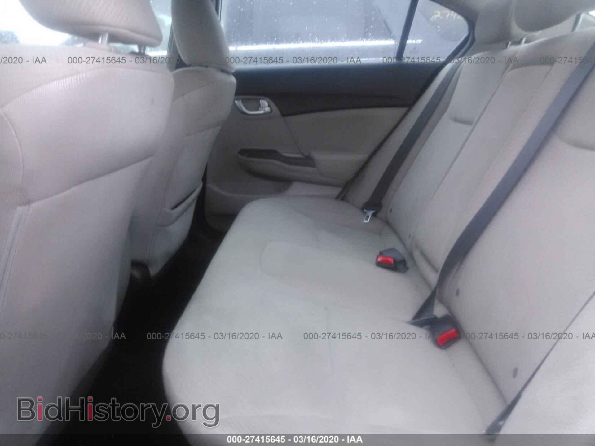 2013 HONDA CIVIC - VIN: 19XFB2F8XDE052696 - Фото 8