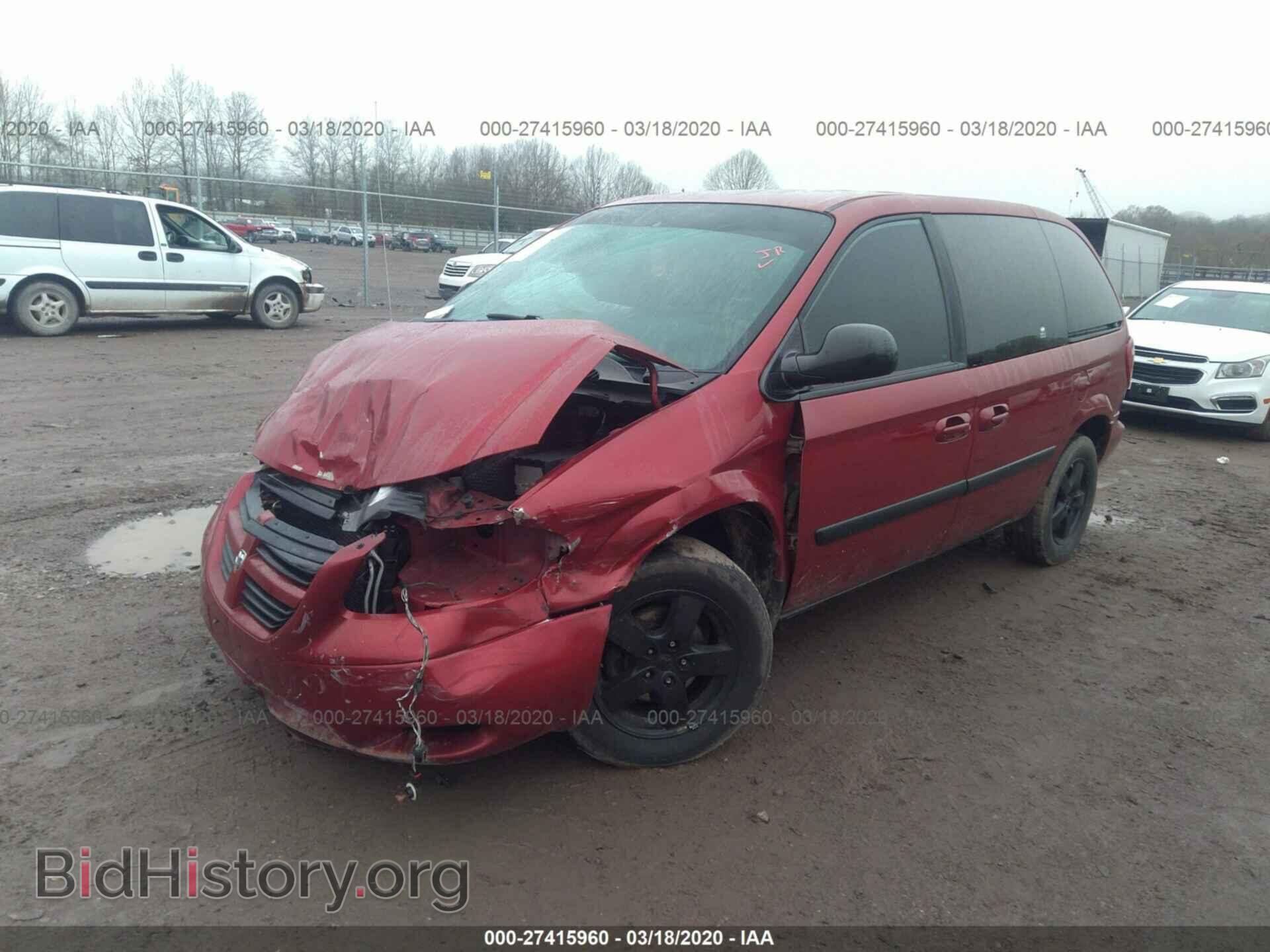 2006 DODGE CARAVAN - VIN: 1D4GP45R36B642754 - Фото 2
