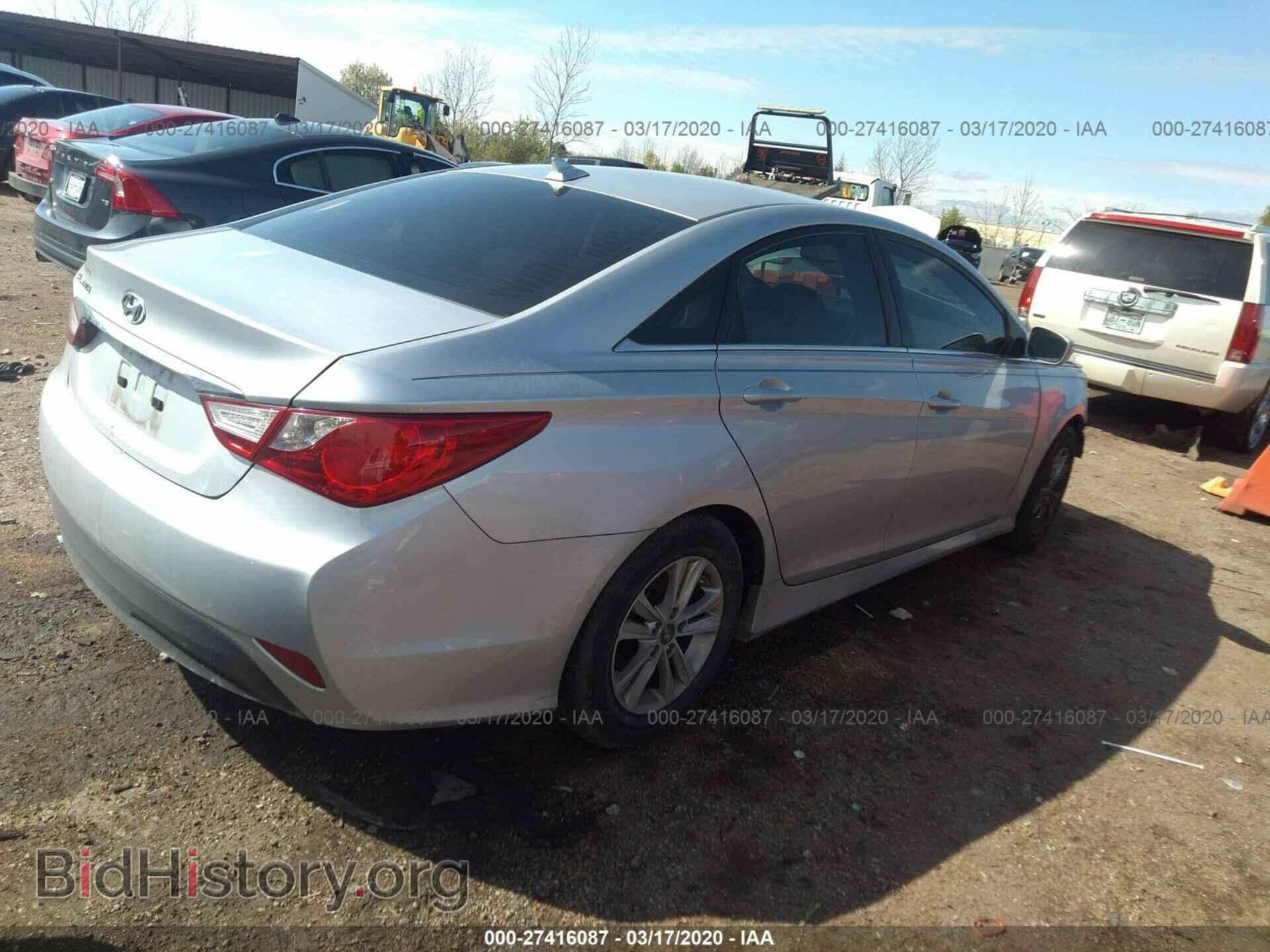 2014 HYUNDAI SONATA - VIN: 5NPEB4AC0EH826499 - Photo 4