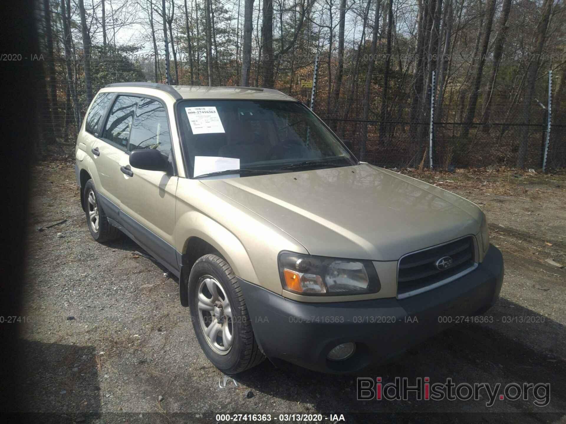 Photo JF1SG63623H725750 - SUBARU FORESTER 2003