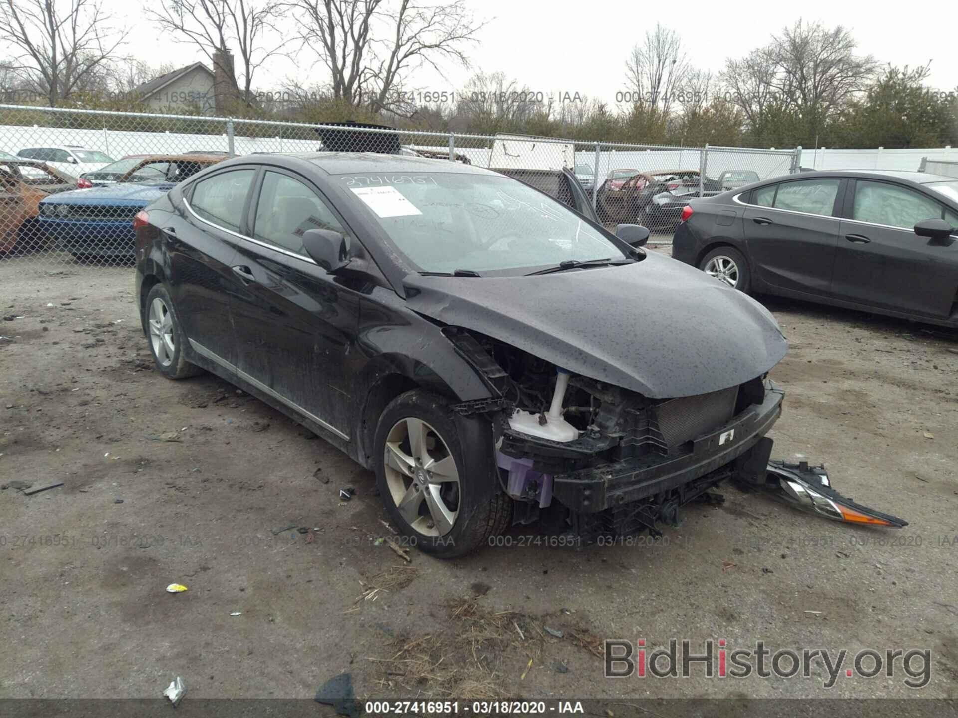 Photo KMHDH4AE5DU661660 - Hyundai Elantra 2013