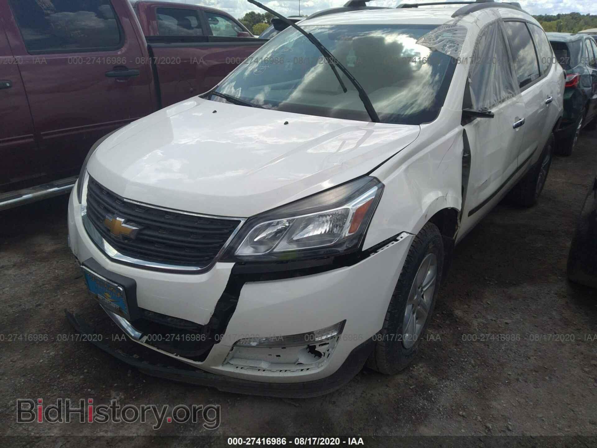 2014 CHEVROLET TRAVERSE - VIN: 1GNKRFKD5EJ301311 - Фото 2