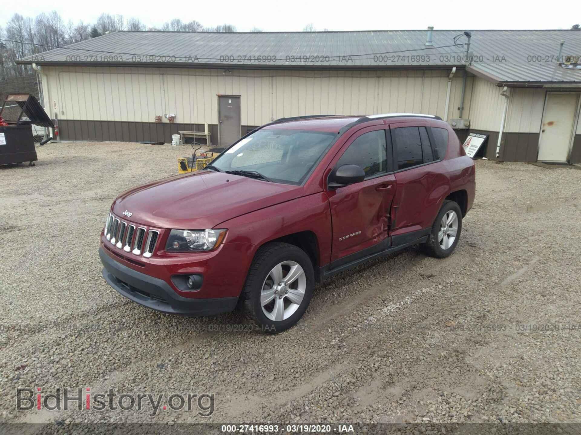 2014 JEEP COMPASS - VIN: 1C4NJDBB1ED721792 - Фото 2