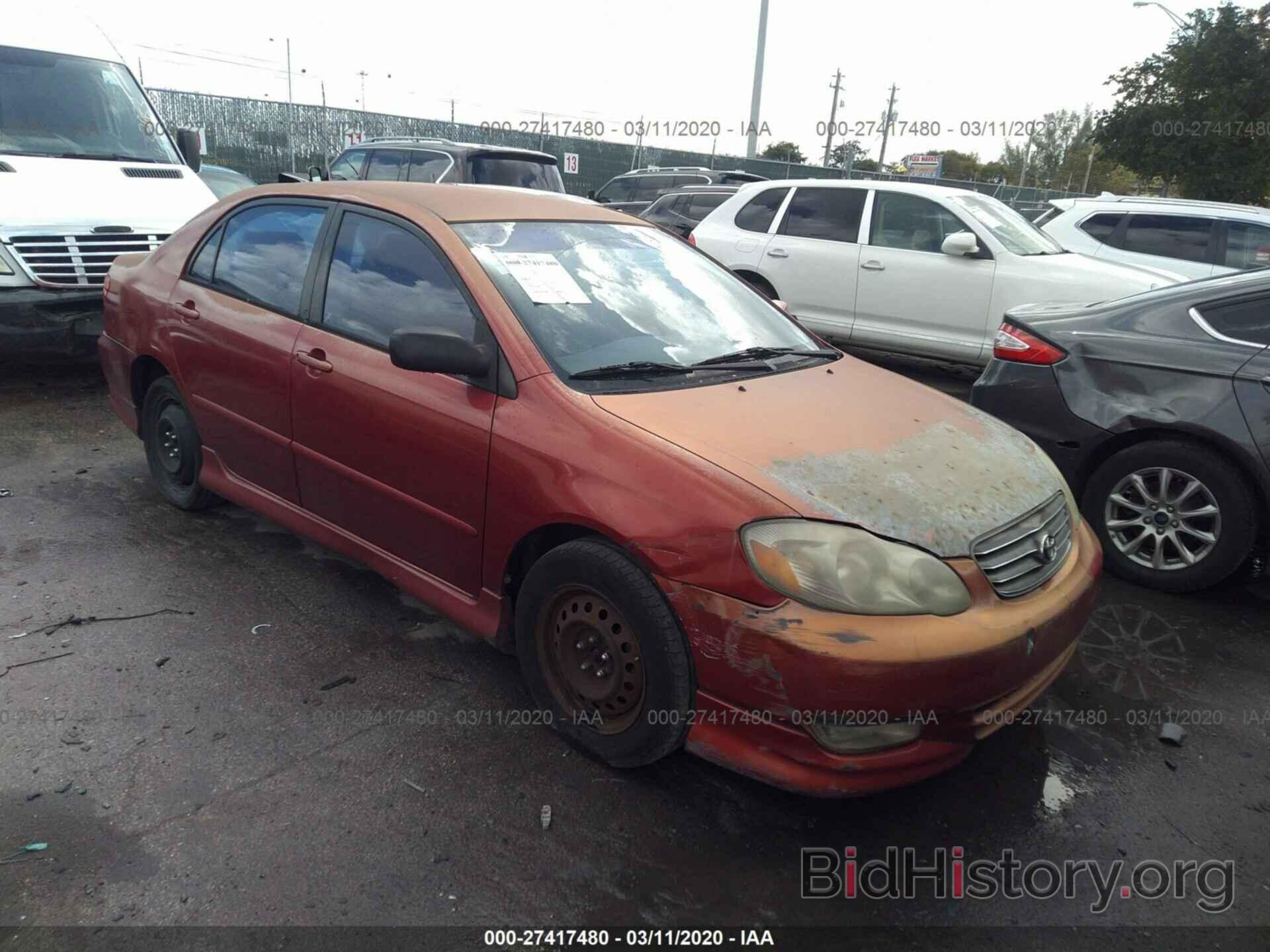 Photo 1NXBR32E23Z106676 - TOYOTA COROLLA 2003