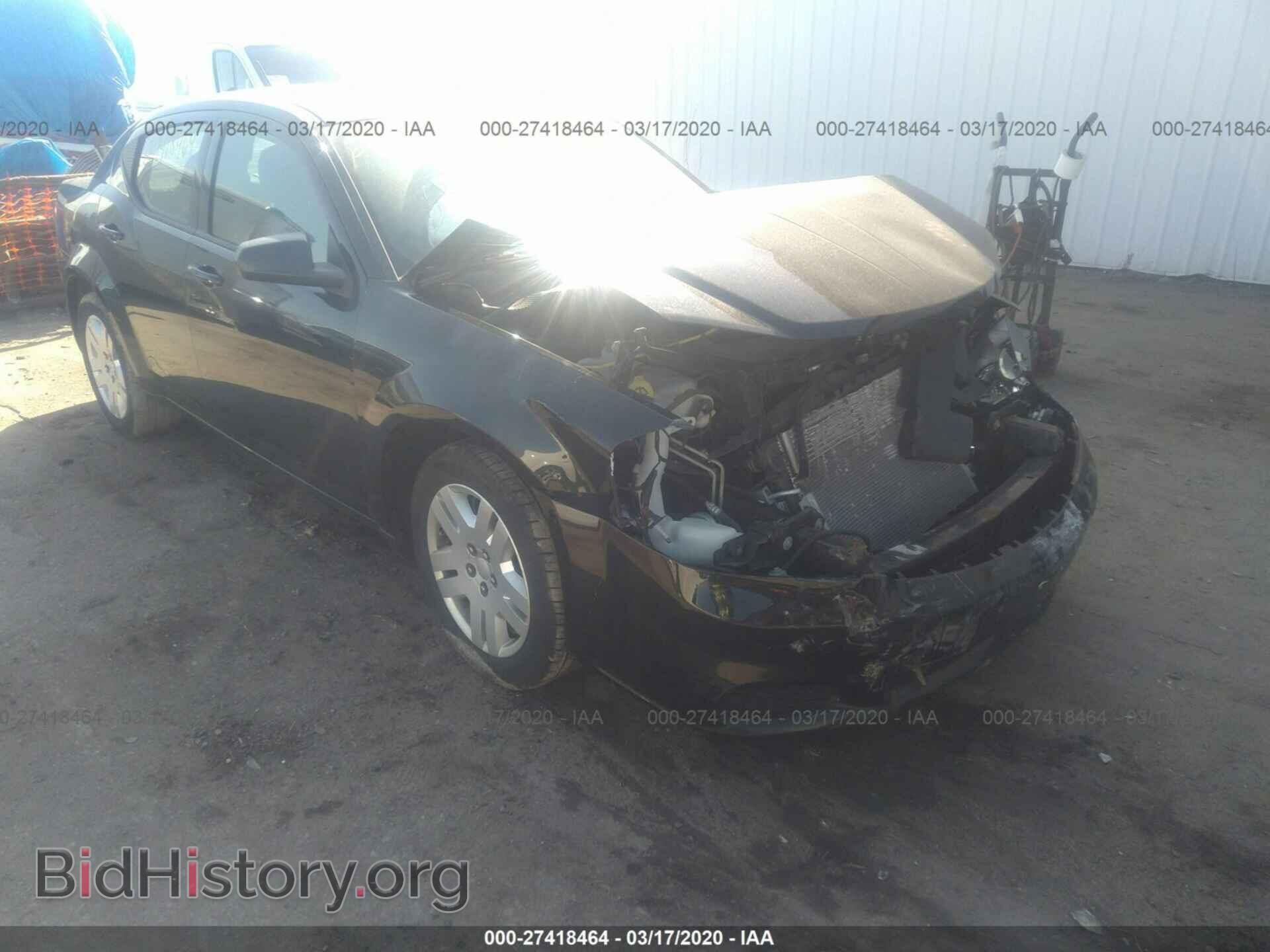 Фотография 1C3CDZAB2CN242953 - DODGE AVENGER 2012