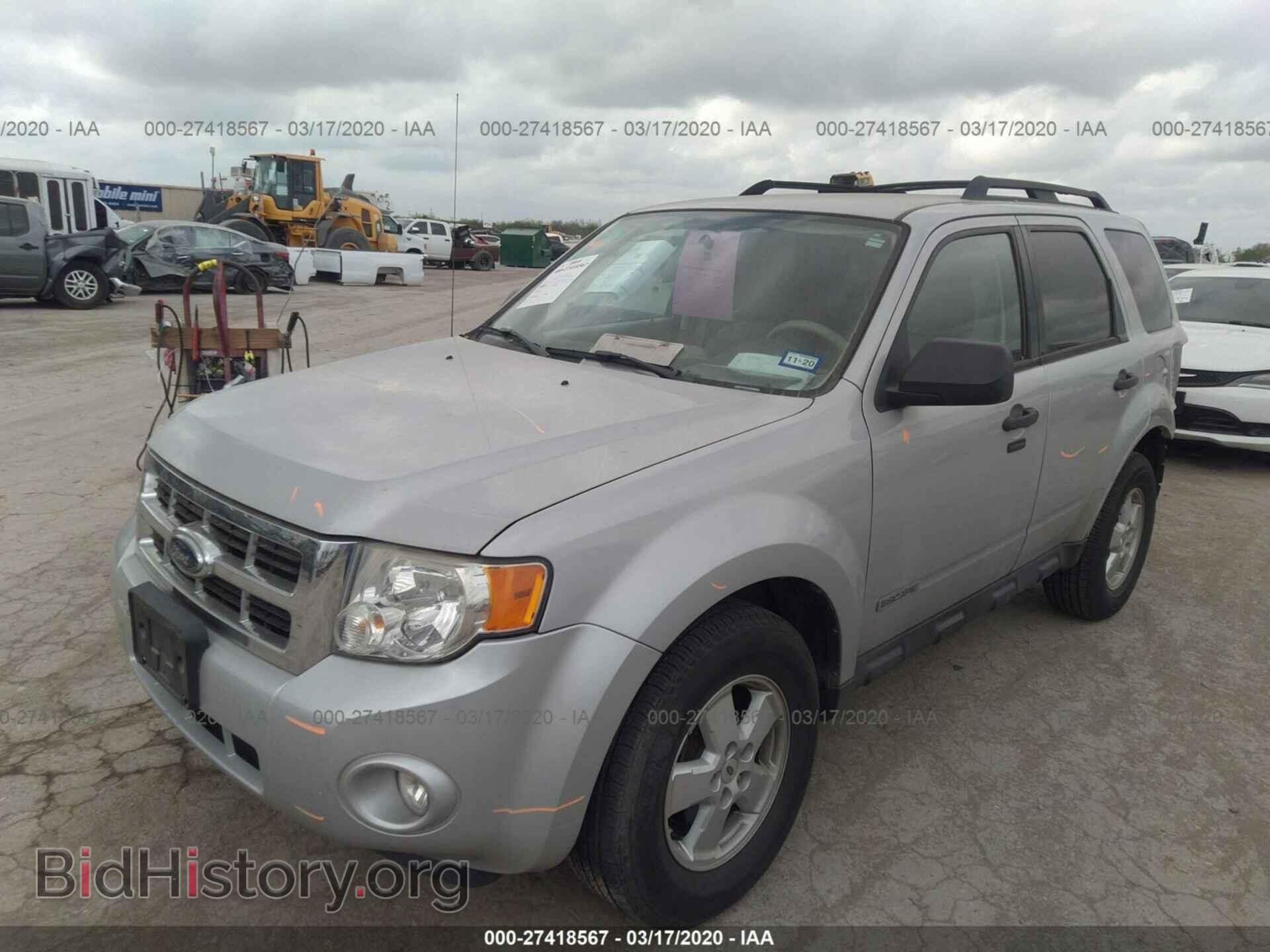 2008 FORD ESCAPE - VIN: 1FMCU03Z98KB50969 - Фото 2