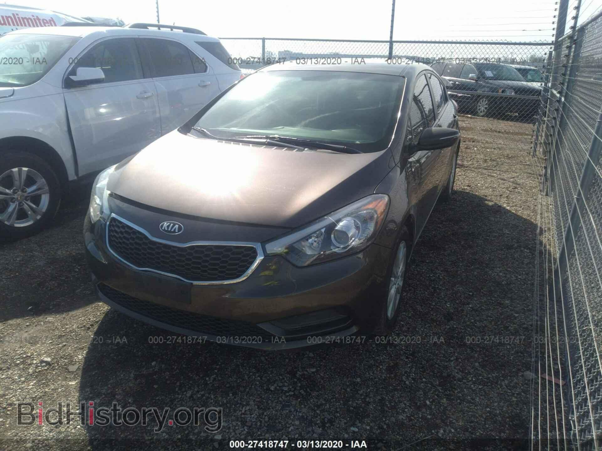 2014 KIA FORTE - VIN: KNAFX4A61E5222716 - Фото 2