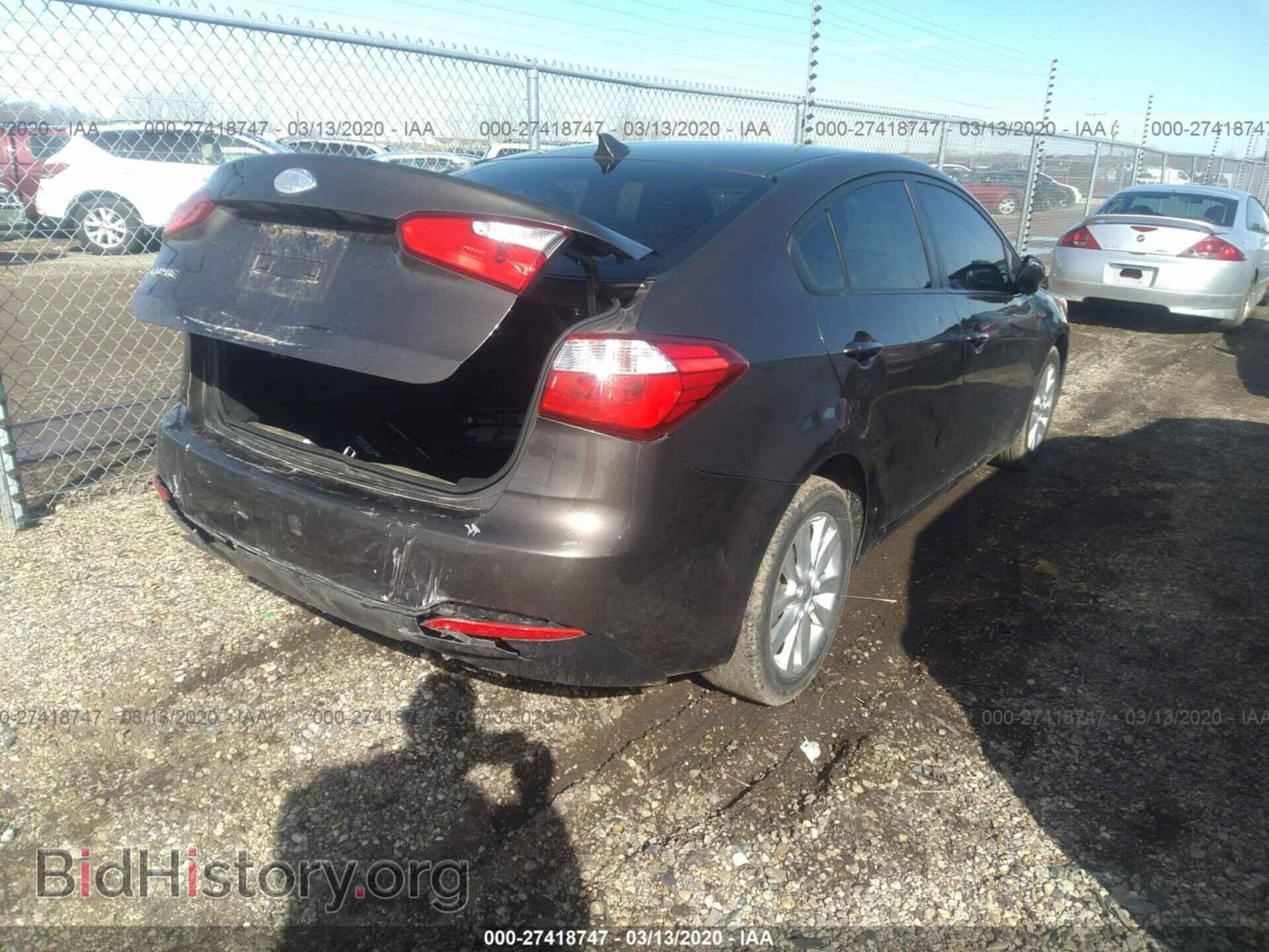 2014 KIA FORTE - VIN: KNAFX4A61E5222716 - Фото 4
