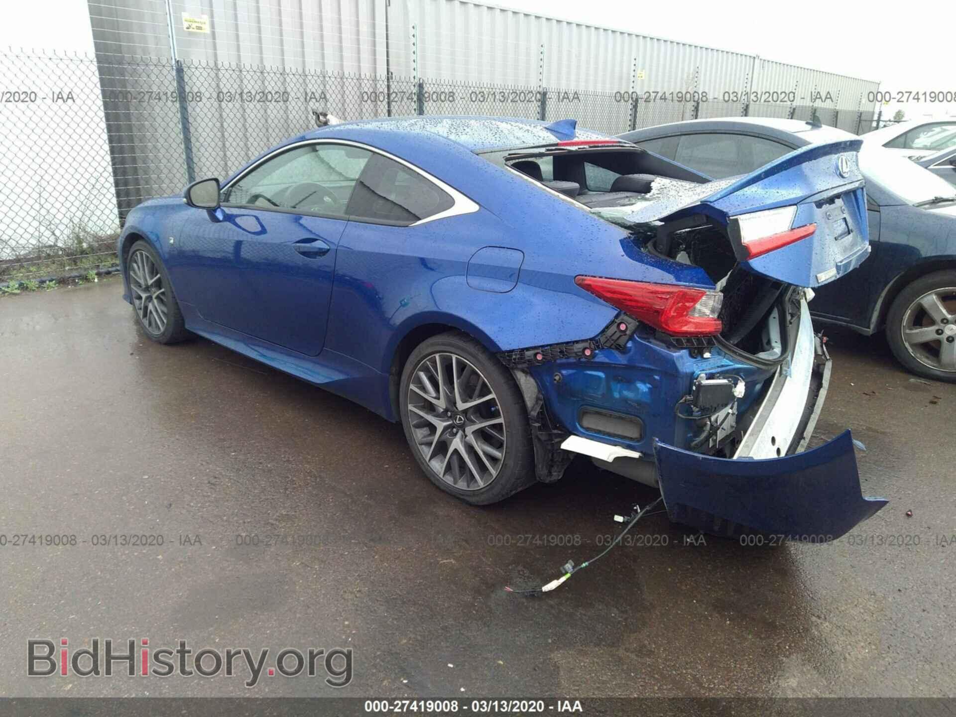 2016 LEXUS RC - VIN: JTHHA5BC0G5001892 - Фото 3