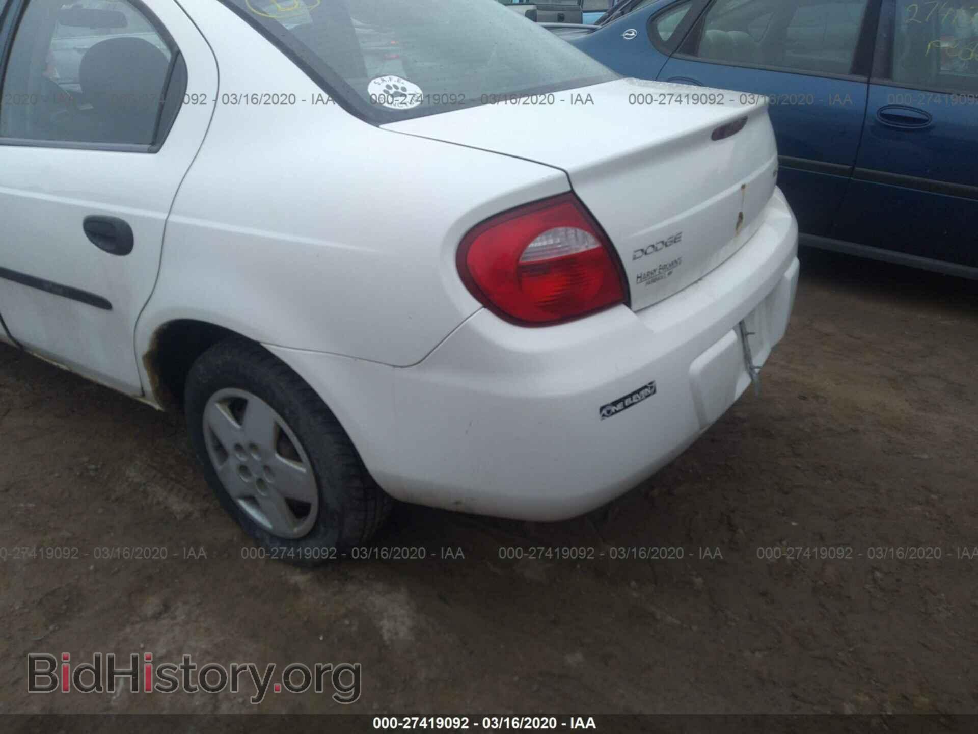 2004 DODGE NEON - VIN: 1B3ES26C64D624012 - Фото 6