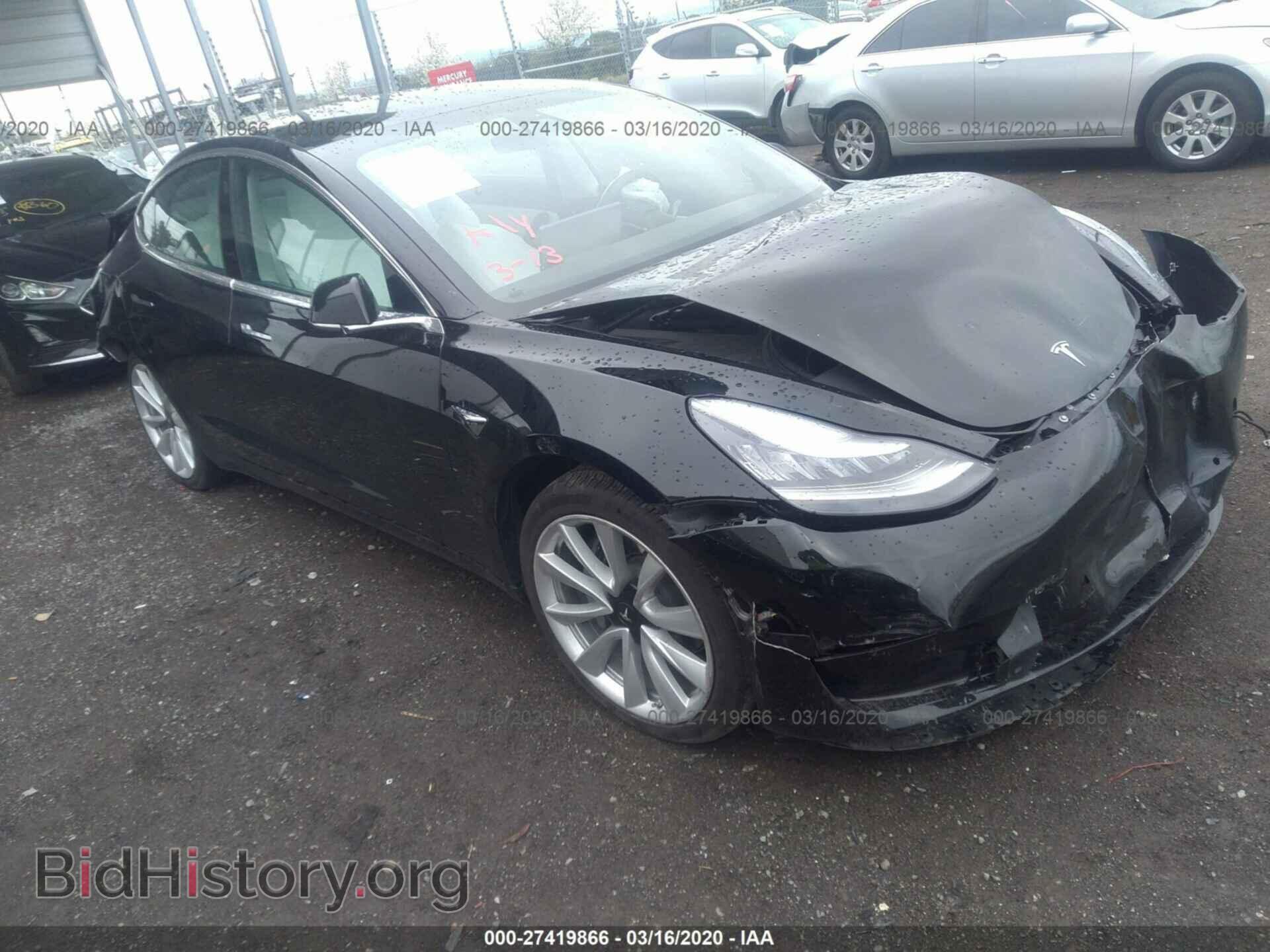 Фотография 5YJ3E1EA9KF312599 - TESLA MODEL 3 2019