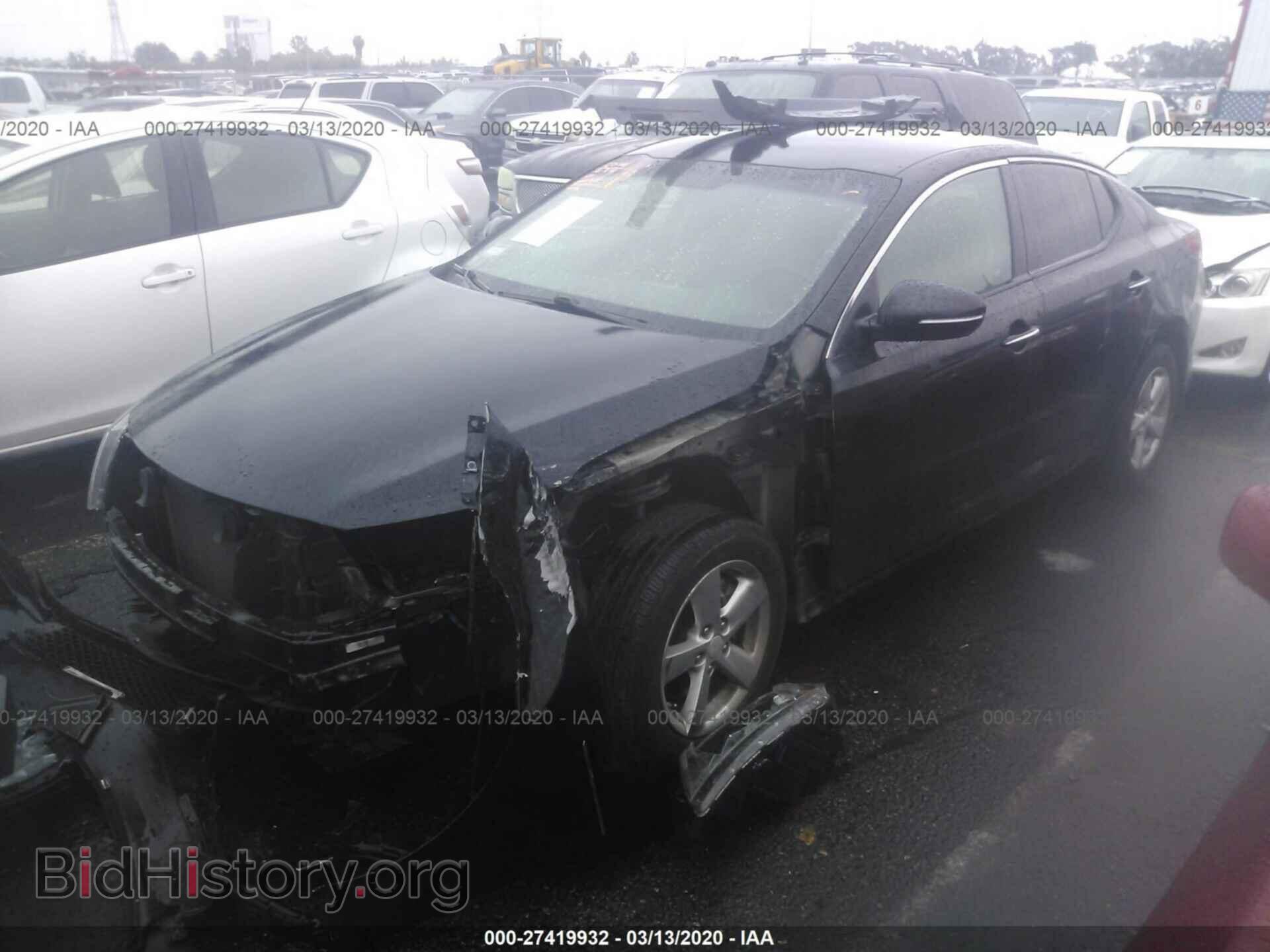 2015 KIA OPTIMA - VIN: 5XXGM4A71FG485729 - Фото 2