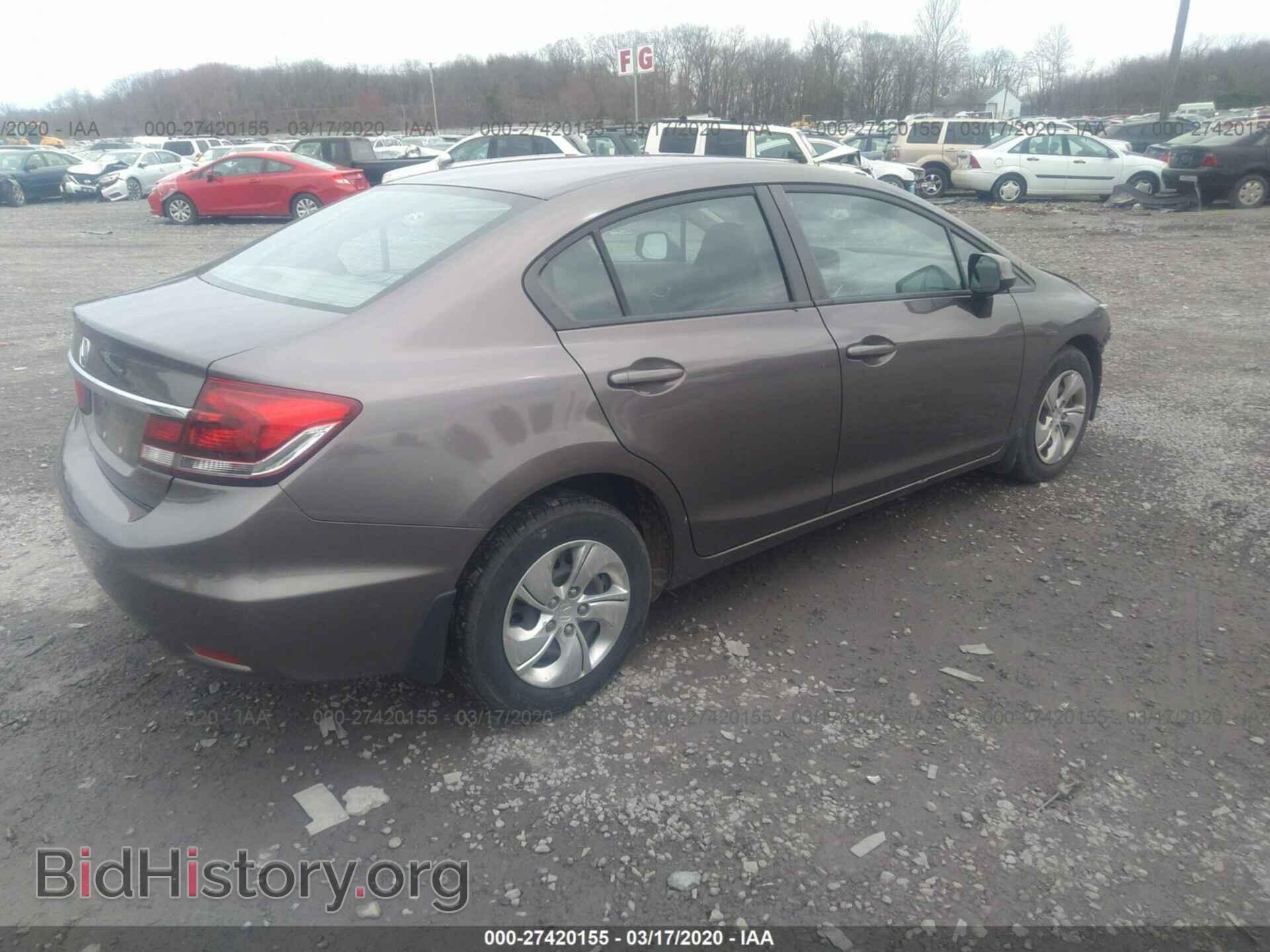 2013 HONDA CIVIC - VIN: 2HGFB2F59DH588910 - Фото 4