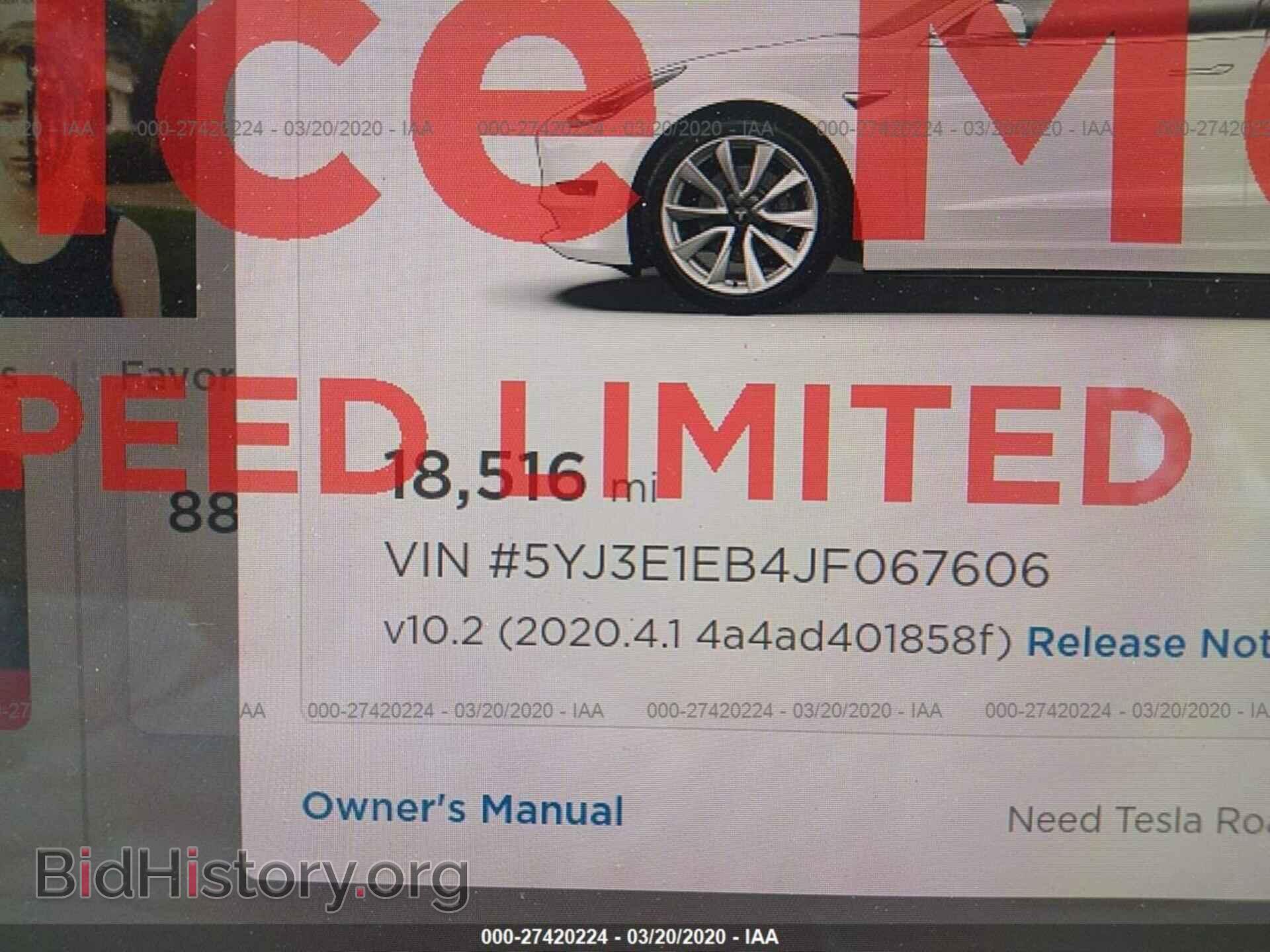 2018 TESLA MODEL 3 - VIN: 5YJ3E1EB4JF067606 - Photo 7