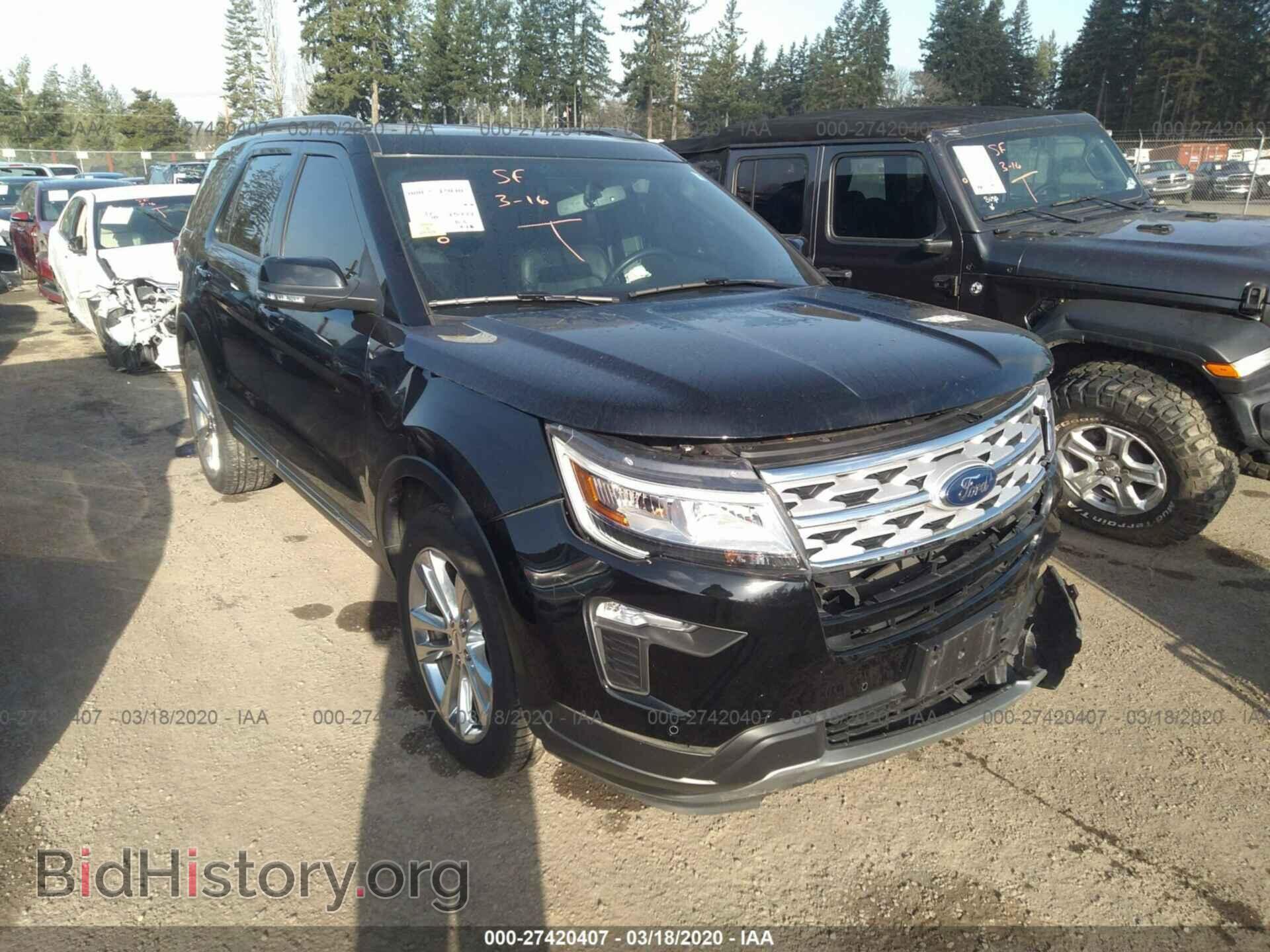 Фотография 1FM5K8D83JGC55874 - FORD EXPLORER 2018