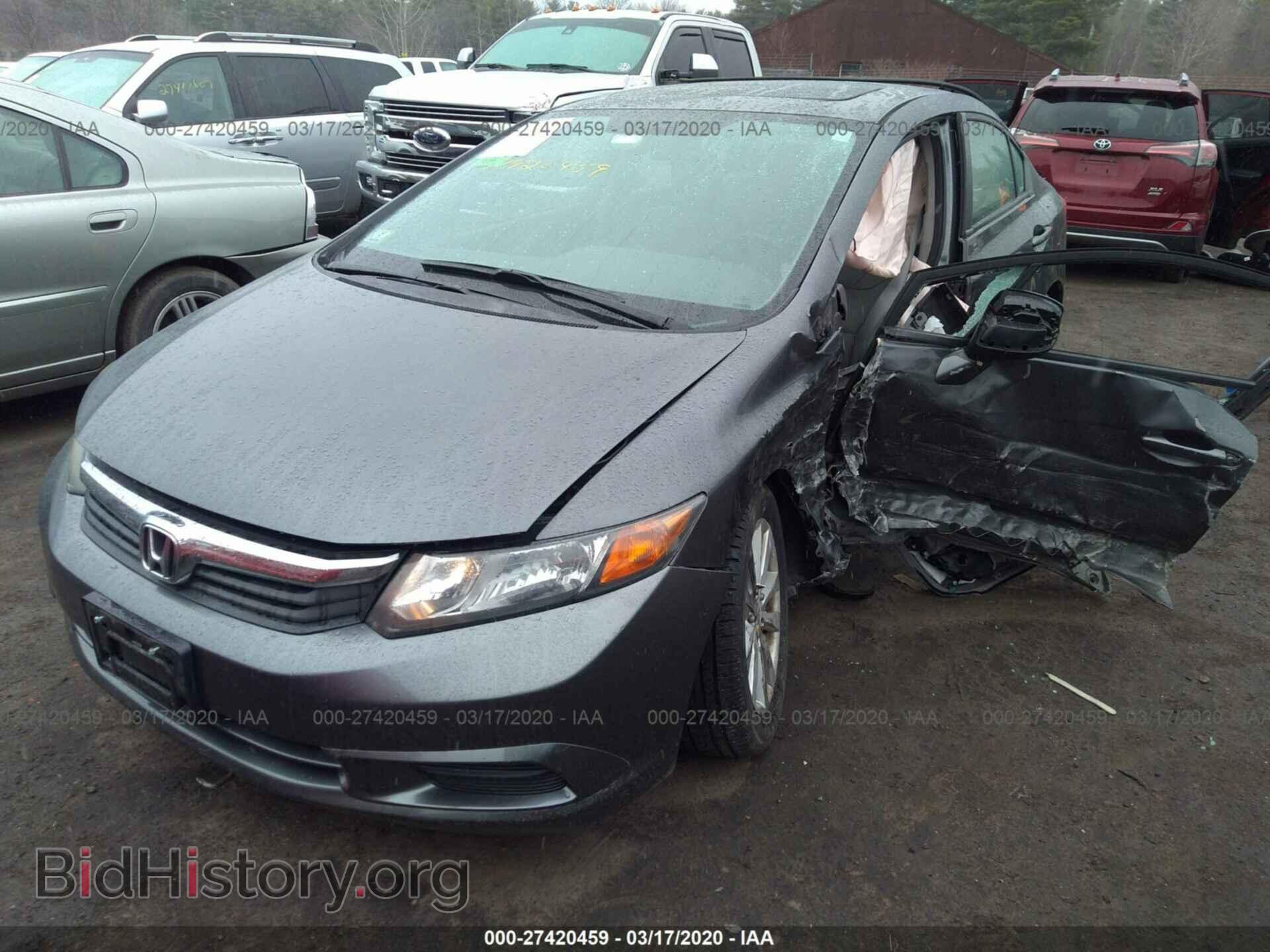 2012 HONDA CIVIC - VIN: 2HGFB2F92CH307810 - Photo 2