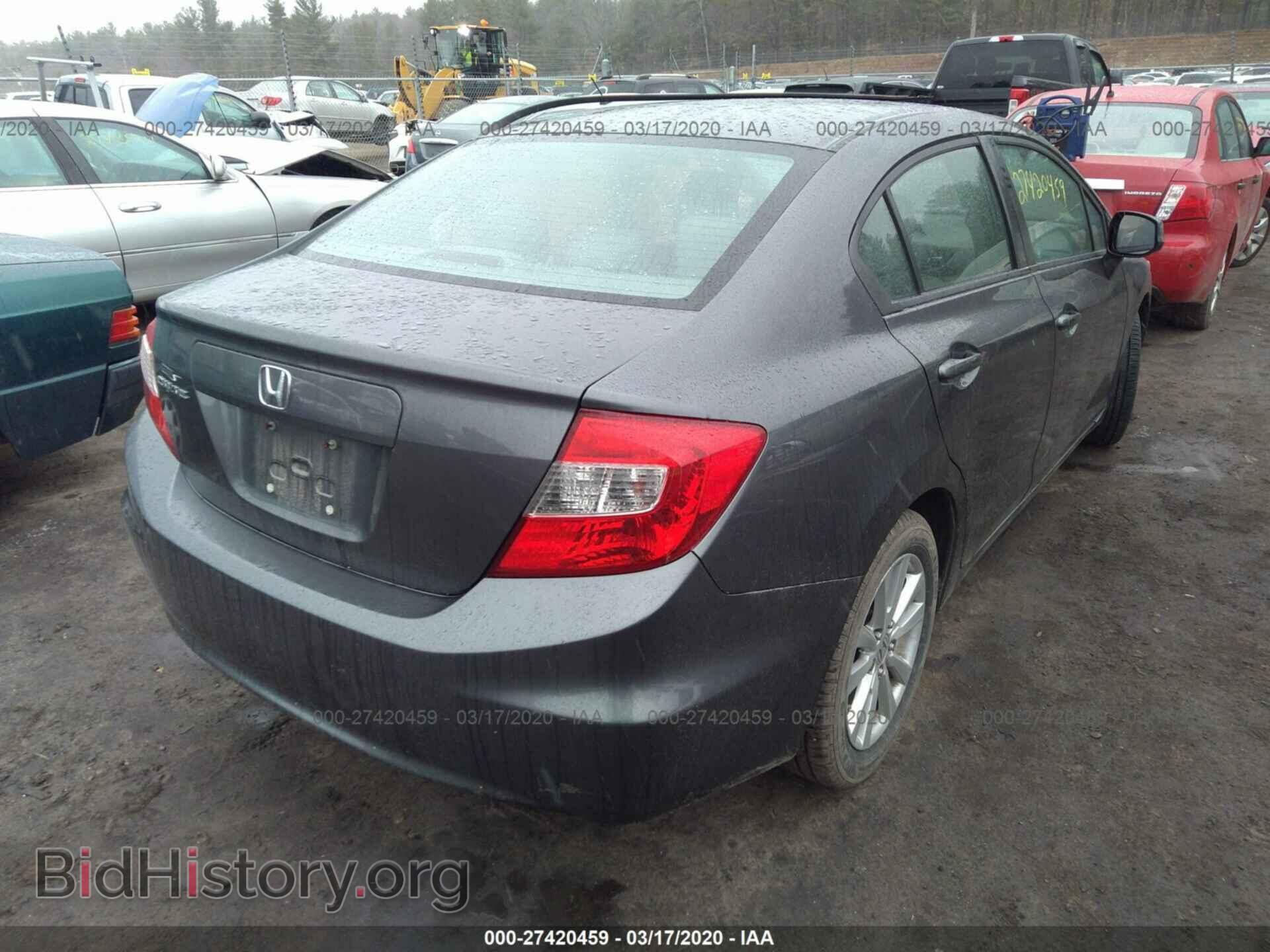 2012 HONDA CIVIC - VIN: 2HGFB2F92CH307810 - Photo 4