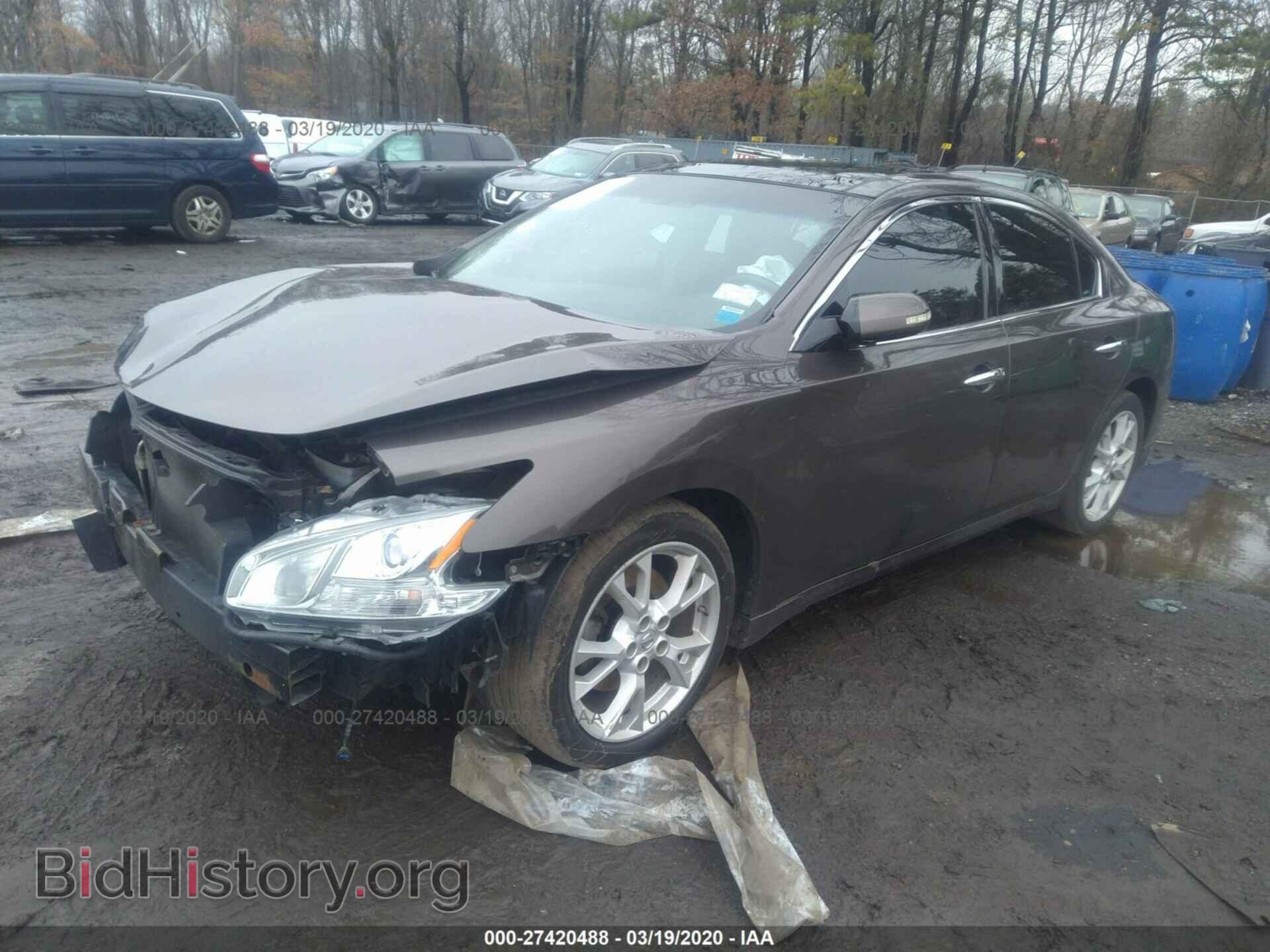 2012 NISSAN MAXIMA - VIN: 1N4AA5AP0CC829329 - Фото 2