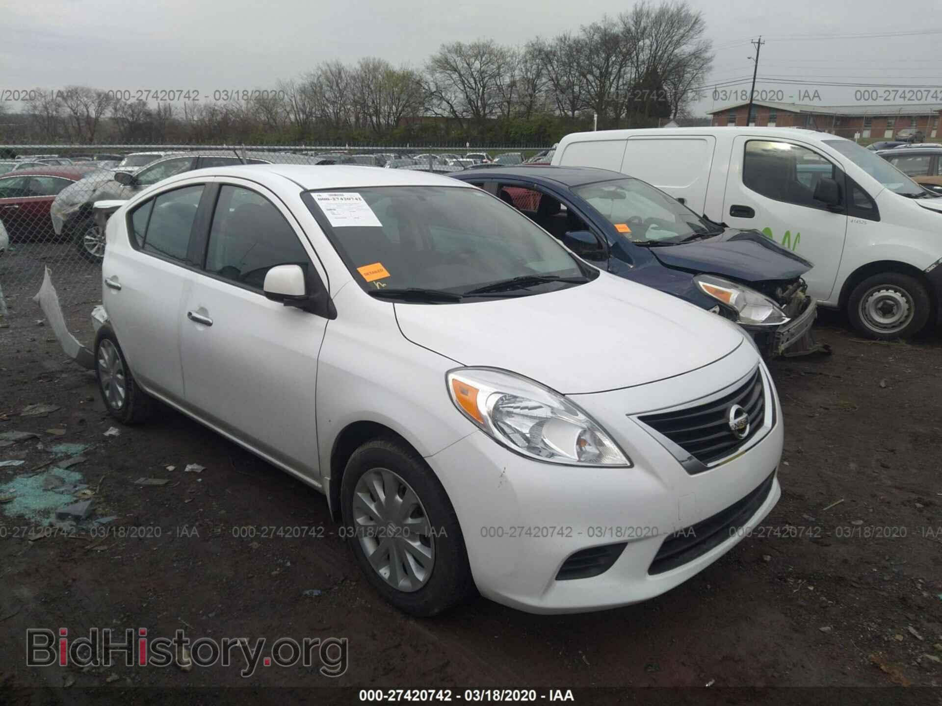 Фотография 3N1CN7AP9EL823686 - NISSAN VERSA 2014