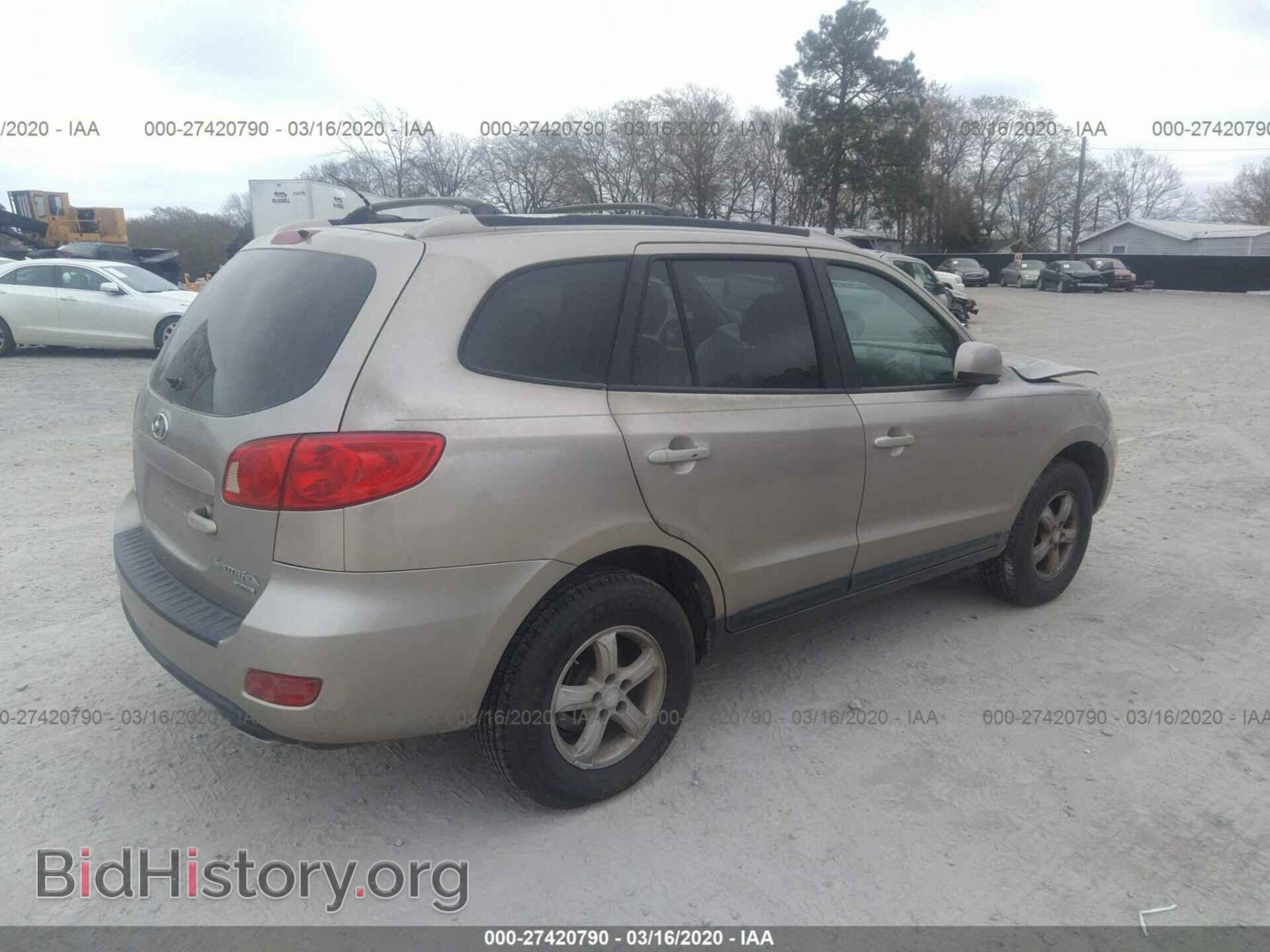 2007 HYUNDAI SANTA FE - VIN: 5NMSG73DX7H066819 - Фото 4