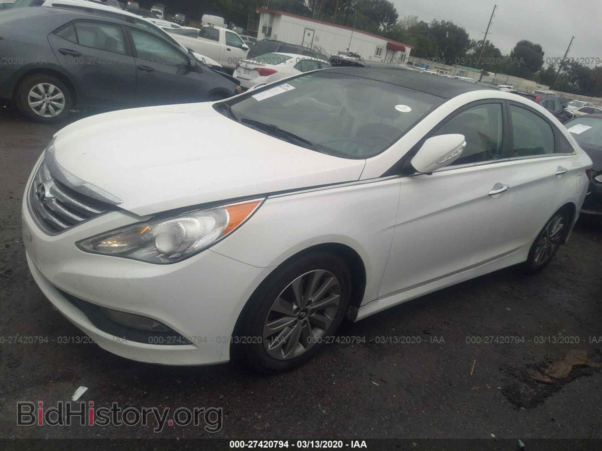 2014 HYUNDAI SONATA - VIN: 5NPEC4AC0EH930696 - Фото 2
