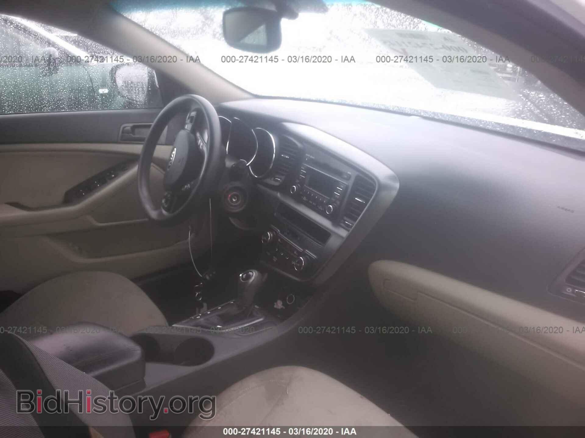 2013 KIA OPTIMA - VIN: KNAGM4A72D5405675 - Photo 5