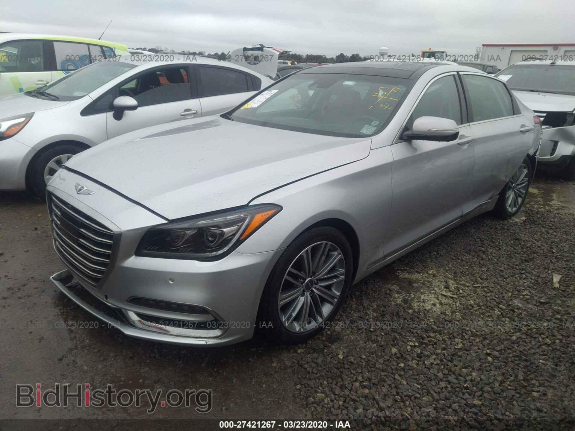 2018 GENESIS G80 - VIN: KMHGN4JE3JU228226 - Фото 2