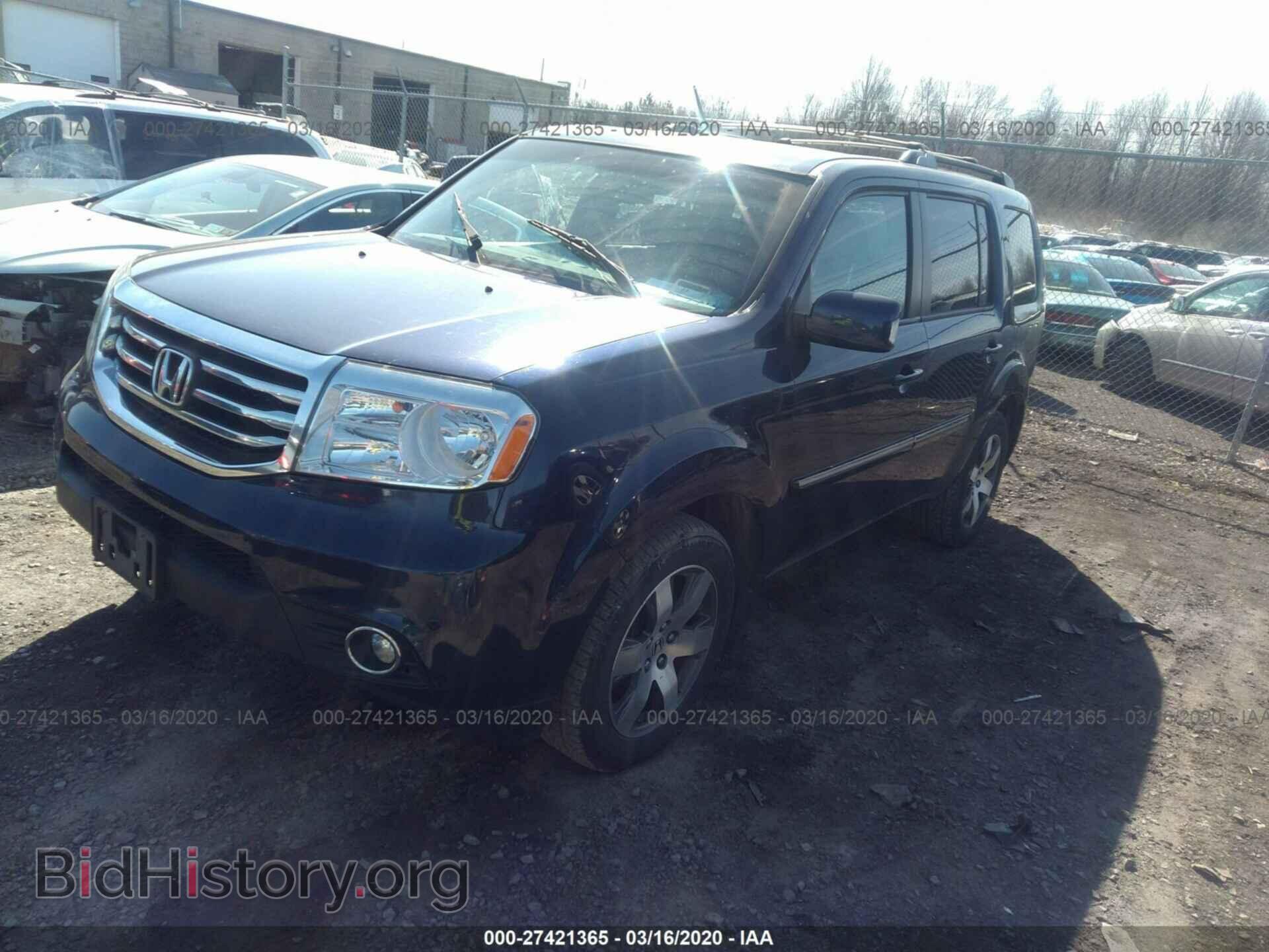 2013 HONDA PILOT - VIN: 5FNYF4H90DB079754 - Фото 2
