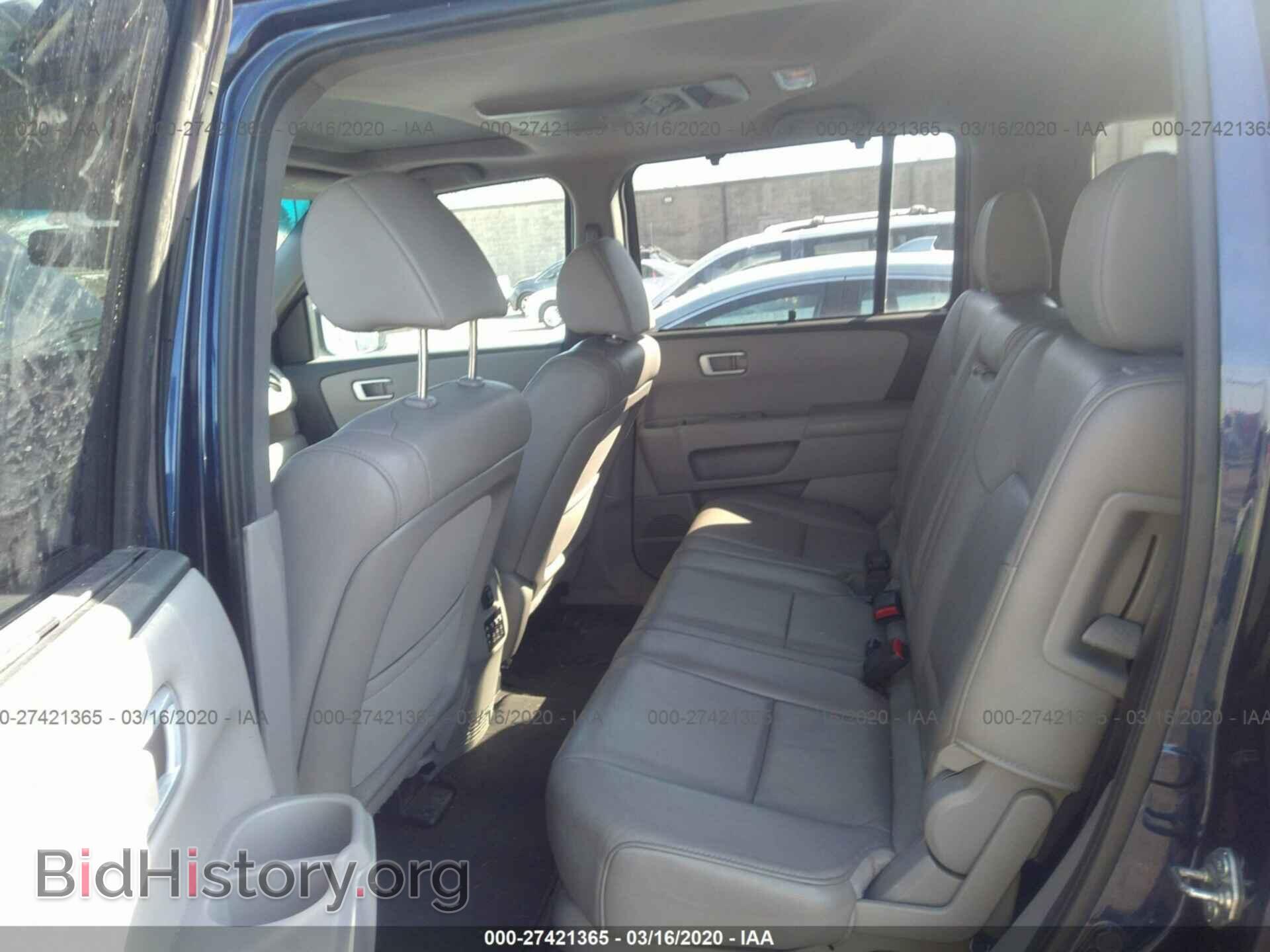 2013 HONDA PILOT - VIN: 5FNYF4H90DB079754 - Фото 8