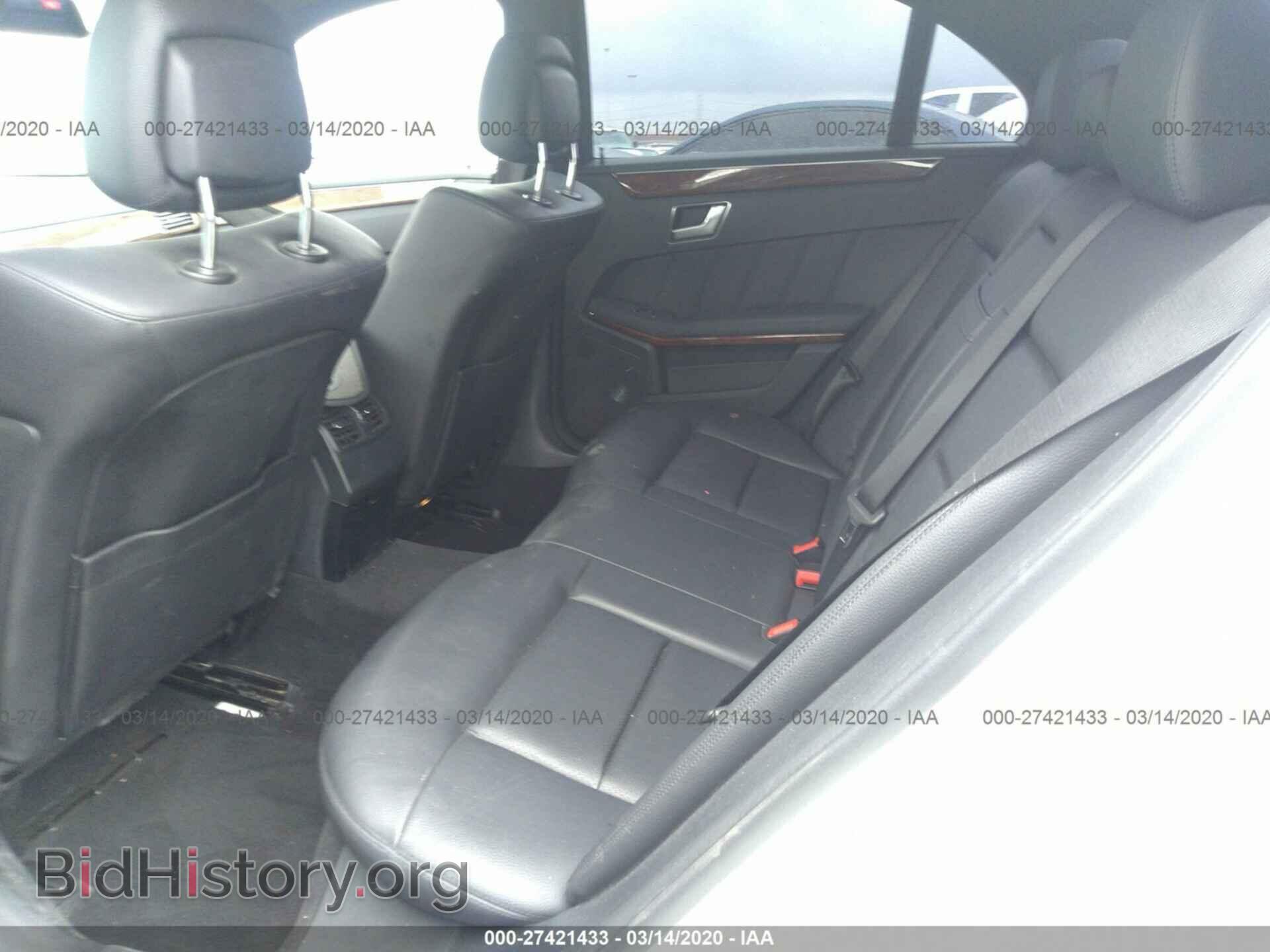 2012 MERCEDES-BENZ E - VIN: WDDHF5KB5CA543720 - Фото 8