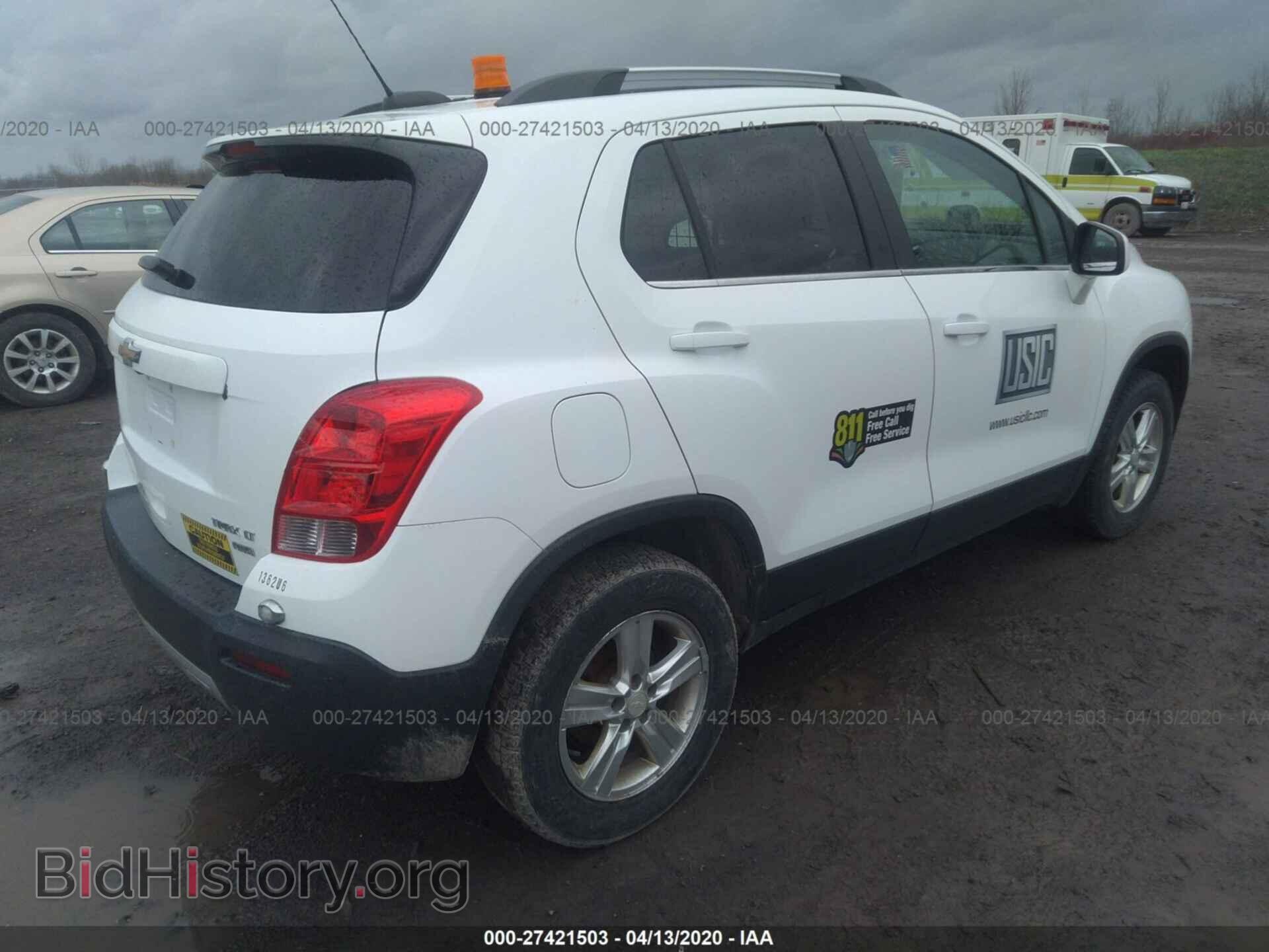 2016 CHEVROLET TRAX - VIN: 3GNCJPSB5GL130622 - Фото 4