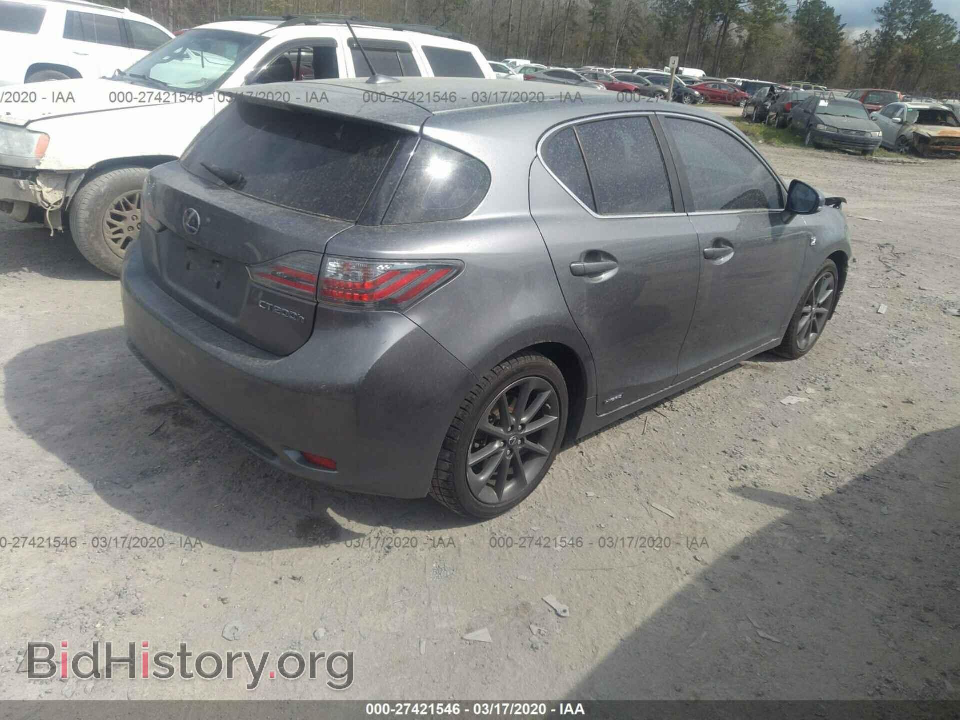 2013 LEXUS CT - VIN: JTHKD5BH4D2123449 - Photo 4