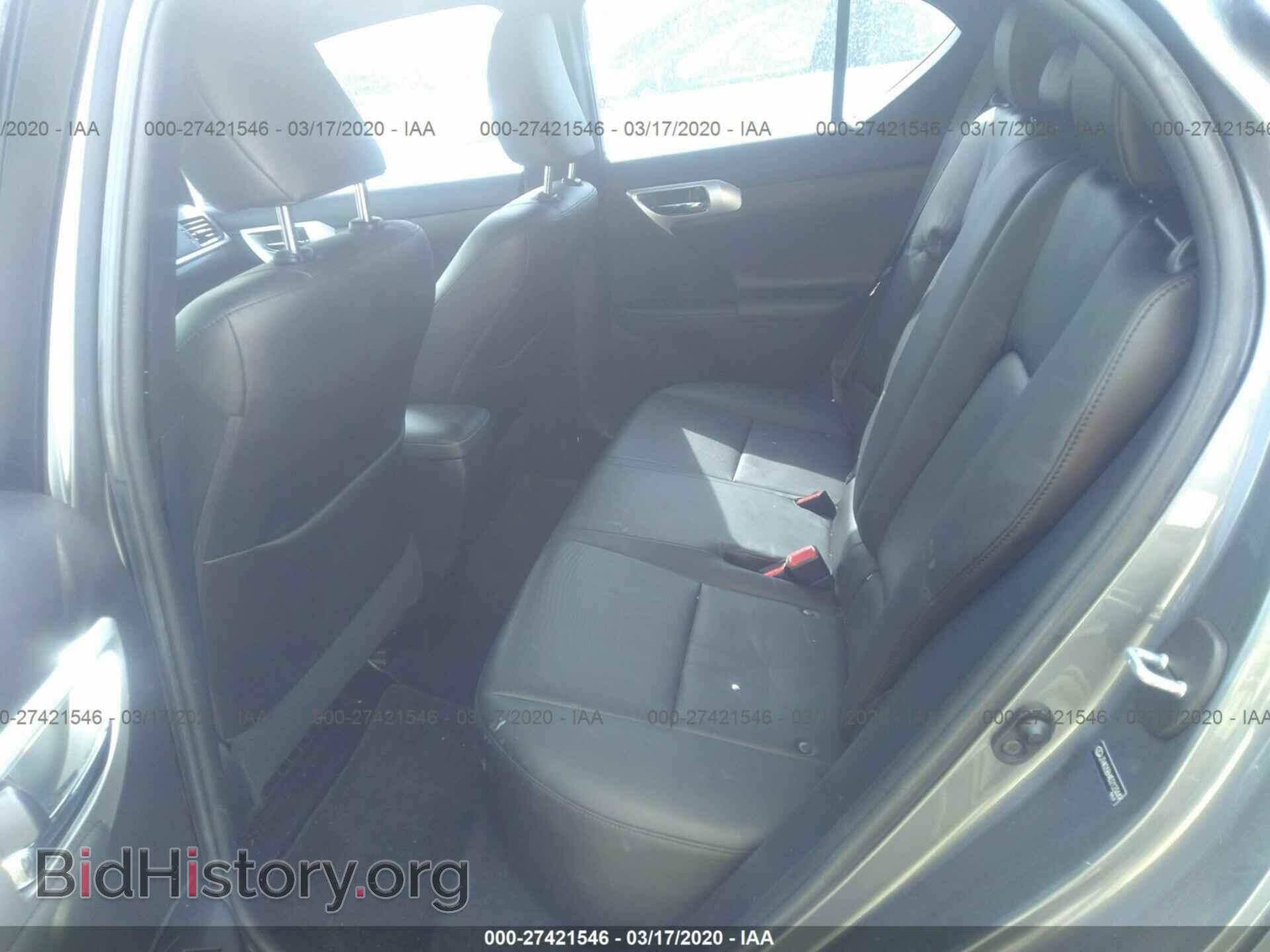 2013 LEXUS CT - VIN: JTHKD5BH4D2123449 - Photo 8