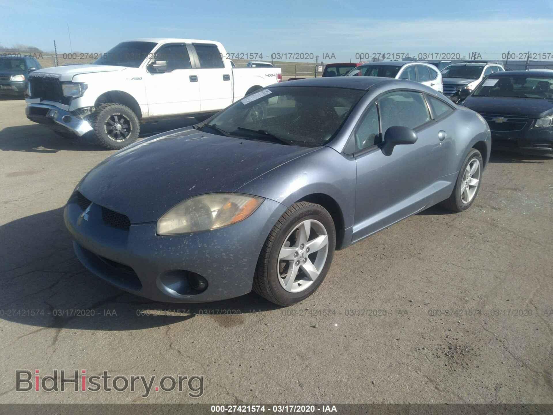 2007 MITSUBISHI ECLIPSE - VIN: 4A3AK24F07E028075 - Фото 2