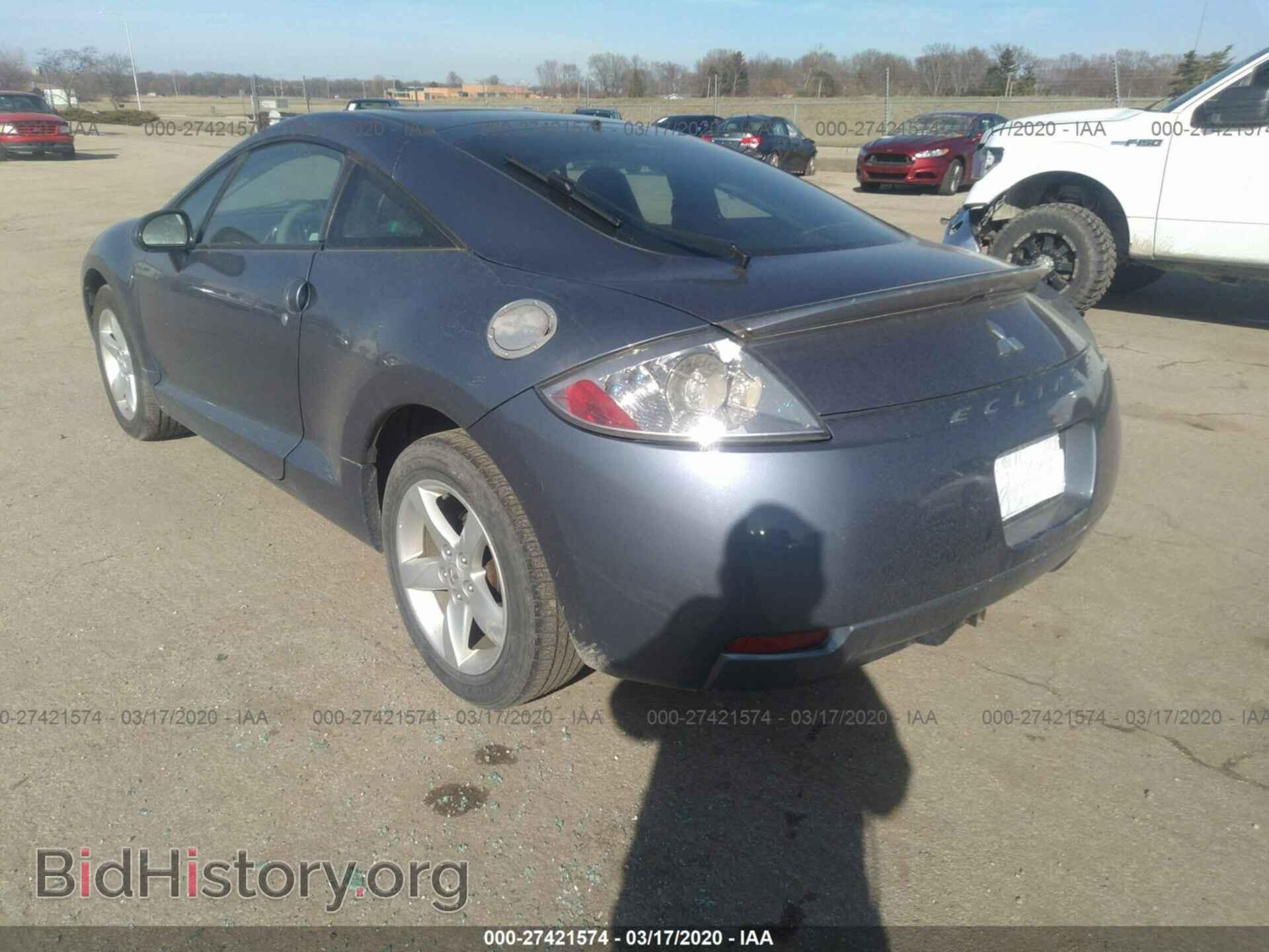 2007 MITSUBISHI ECLIPSE - VIN: 4A3AK24F07E028075 - Фото 3