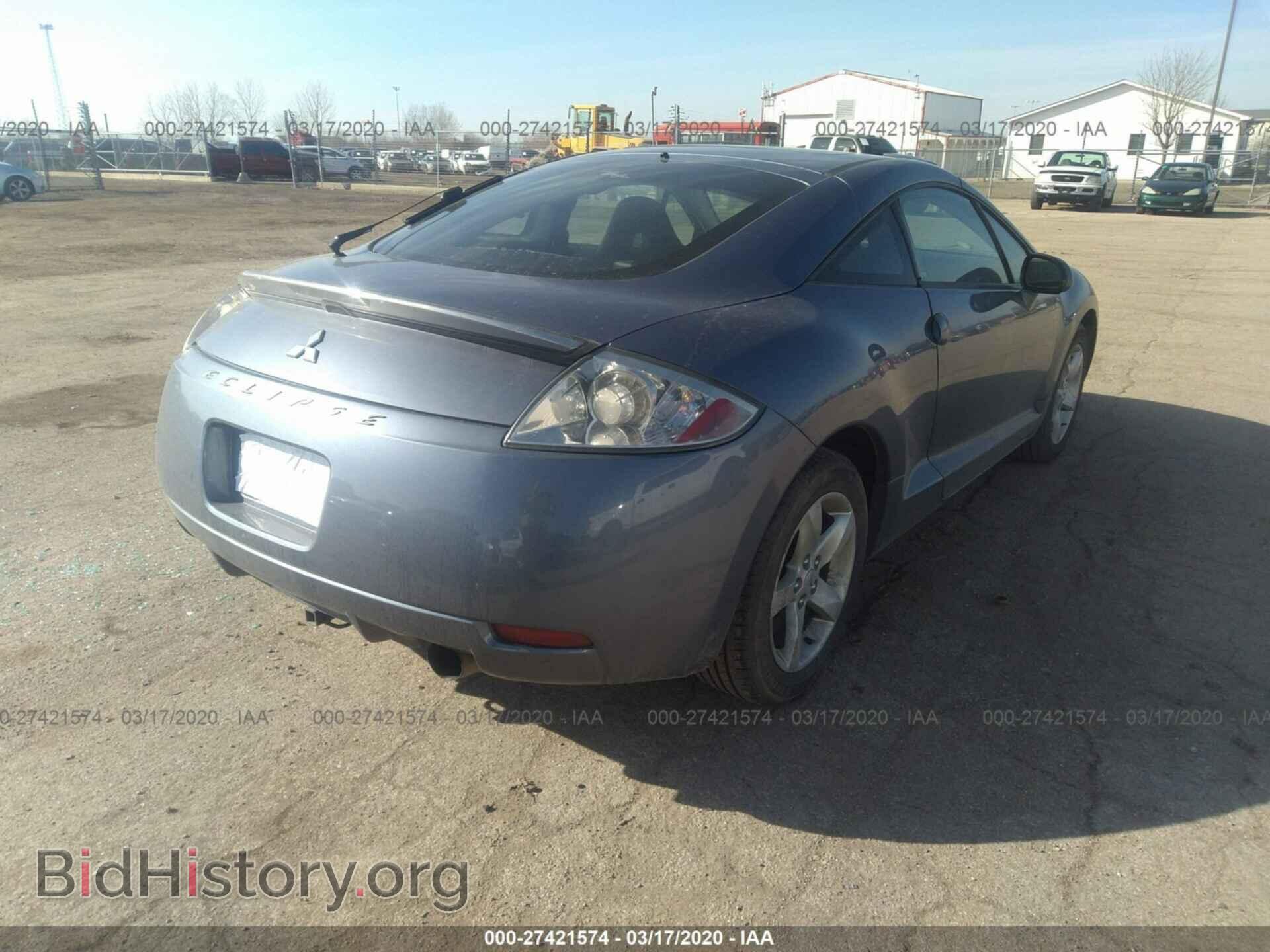 2007 MITSUBISHI ECLIPSE - VIN: 4A3AK24F07E028075 - Фото 4