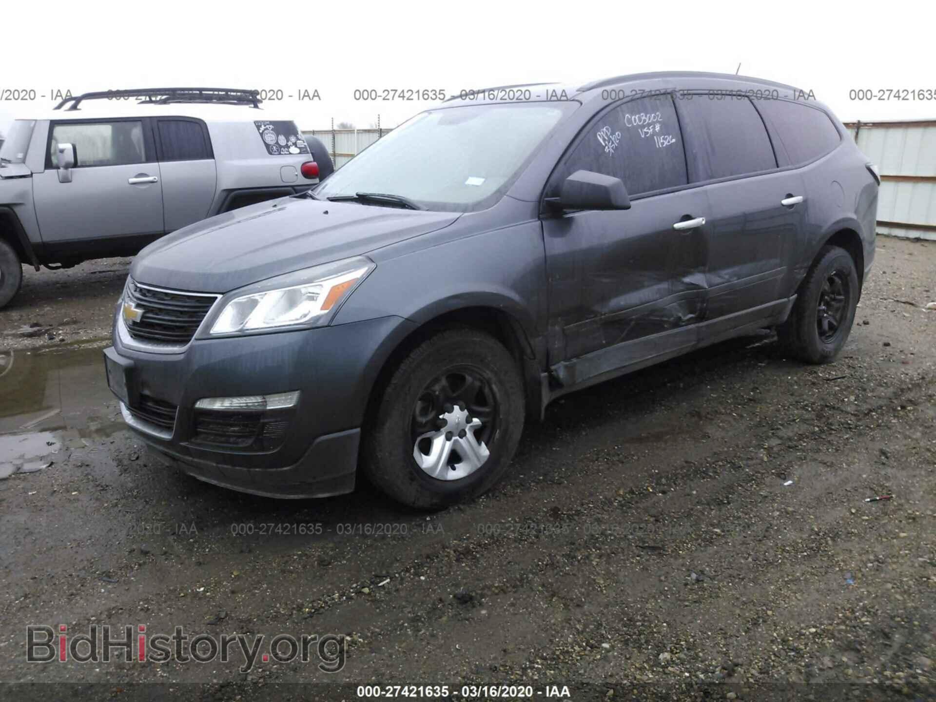 2014 CHEVROLET TRAVERSE - VIN: 1GNKRFED8EJ124698 - Фото 2