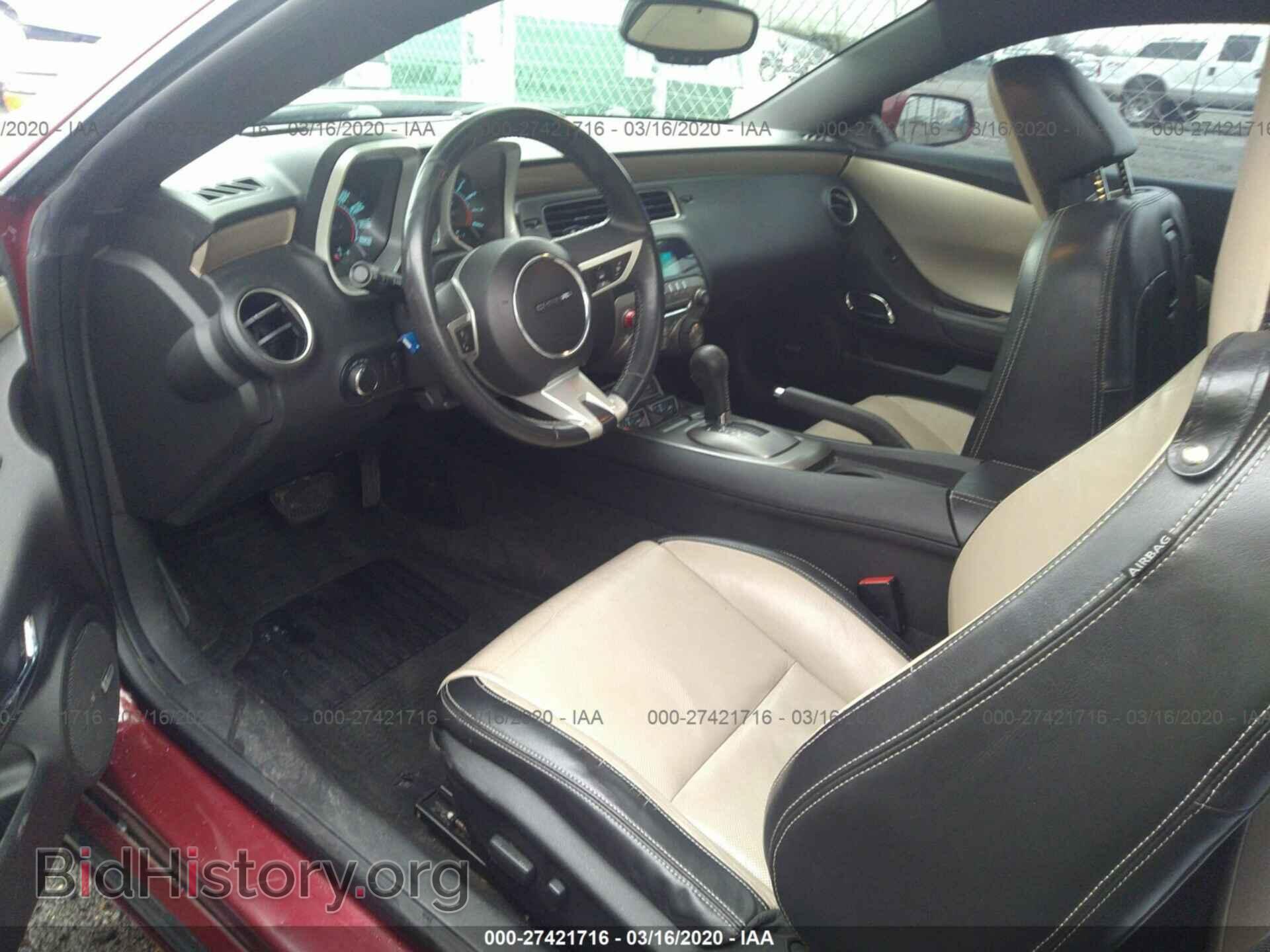 2011 CHEVROLET CAMARO - VIN: 2G1FC1ED5B9142901 - Фото 5