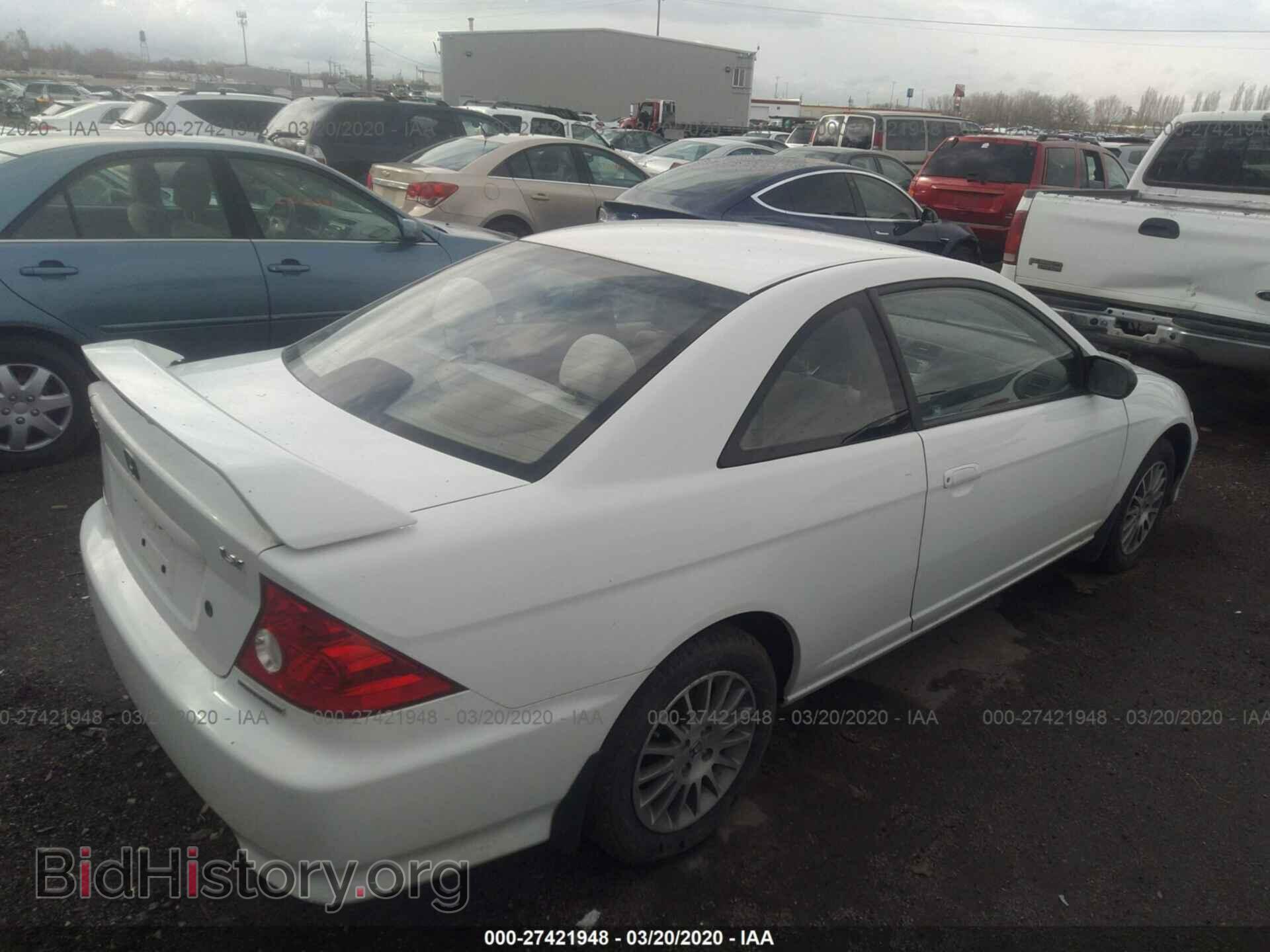 2005 HONDA CIVIC - VIN: 1HGEM22555L037664 - Фото 4